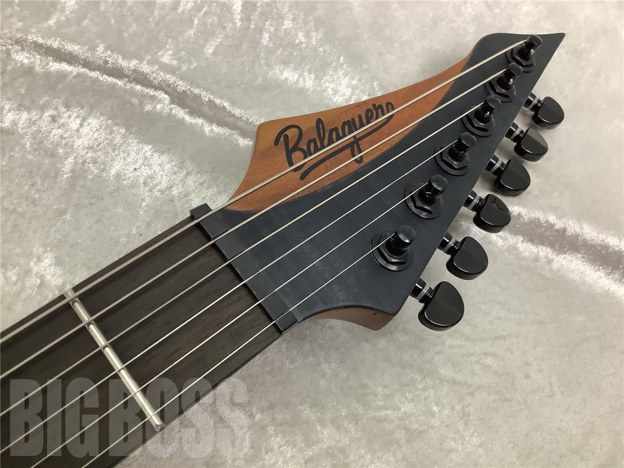 【即納可能】Balaguer Guitars (バラゲール・ギターズ) Diablo Standard with Evertune Bridge (Satin Trans Black) 駅前店