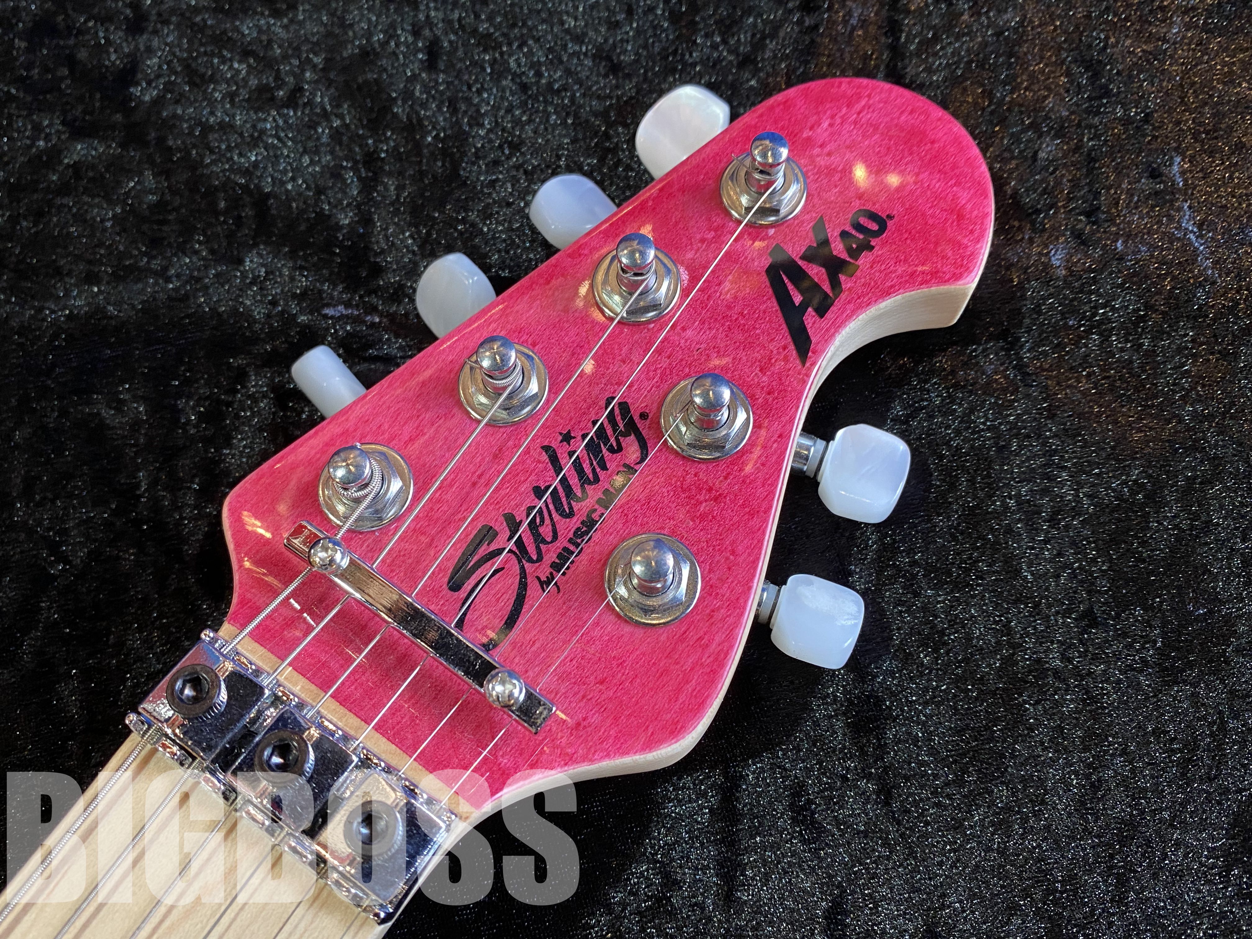 【即納可能】Sterling by MUSIC MAN AX40-TP-M 【Trans Pink】福岡店