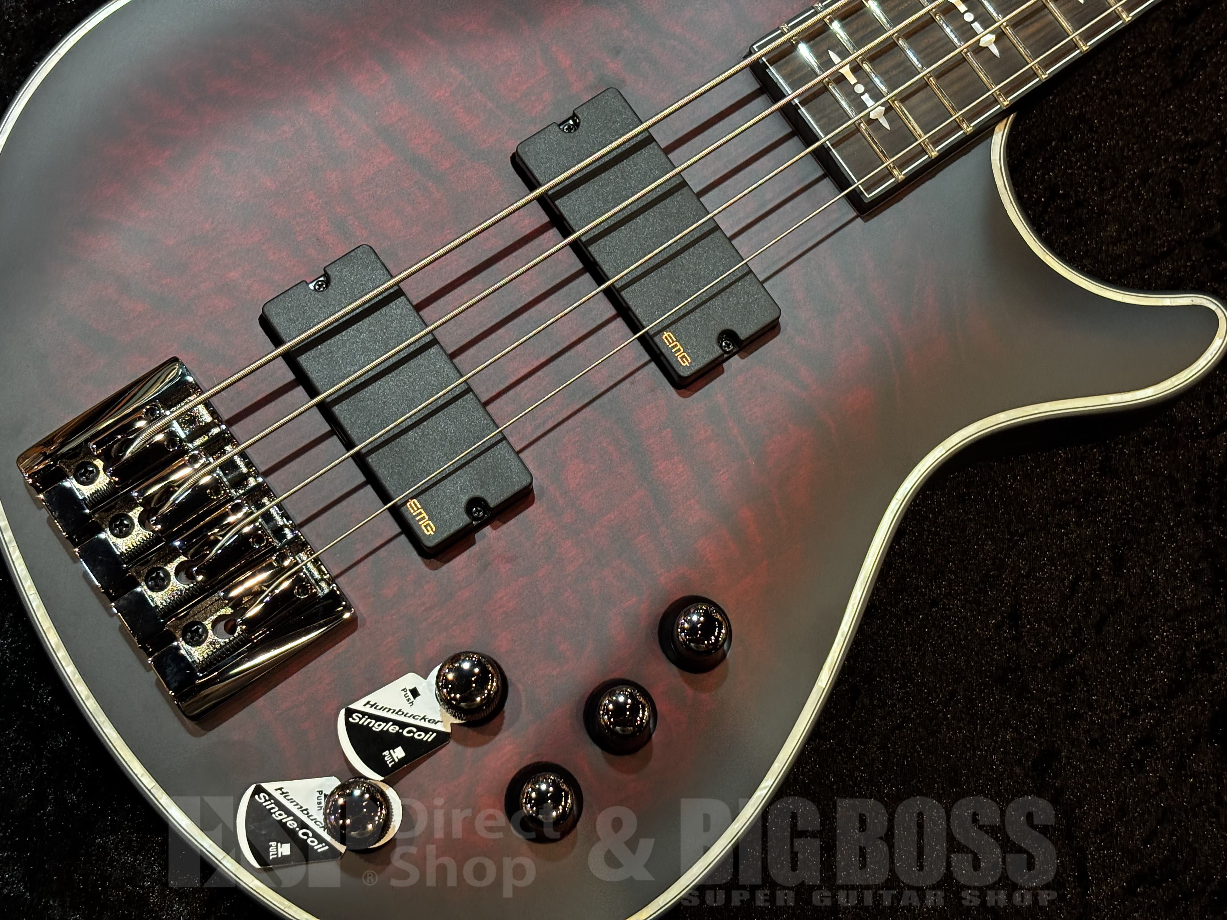 SCHECTER（シェクター）HELLRAISER EXTREME-4【Crimson Red Burst Satin】