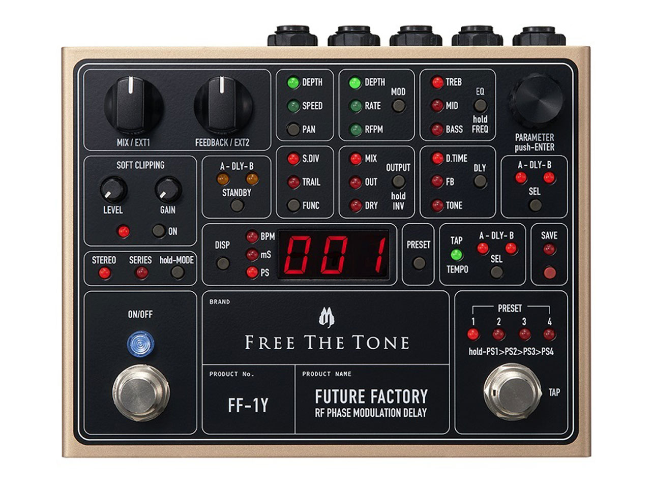 【即納可能】Free The Tone(フリーザトーン) FUTURE FACTORY FF-1Y (ディレイ)駅前店