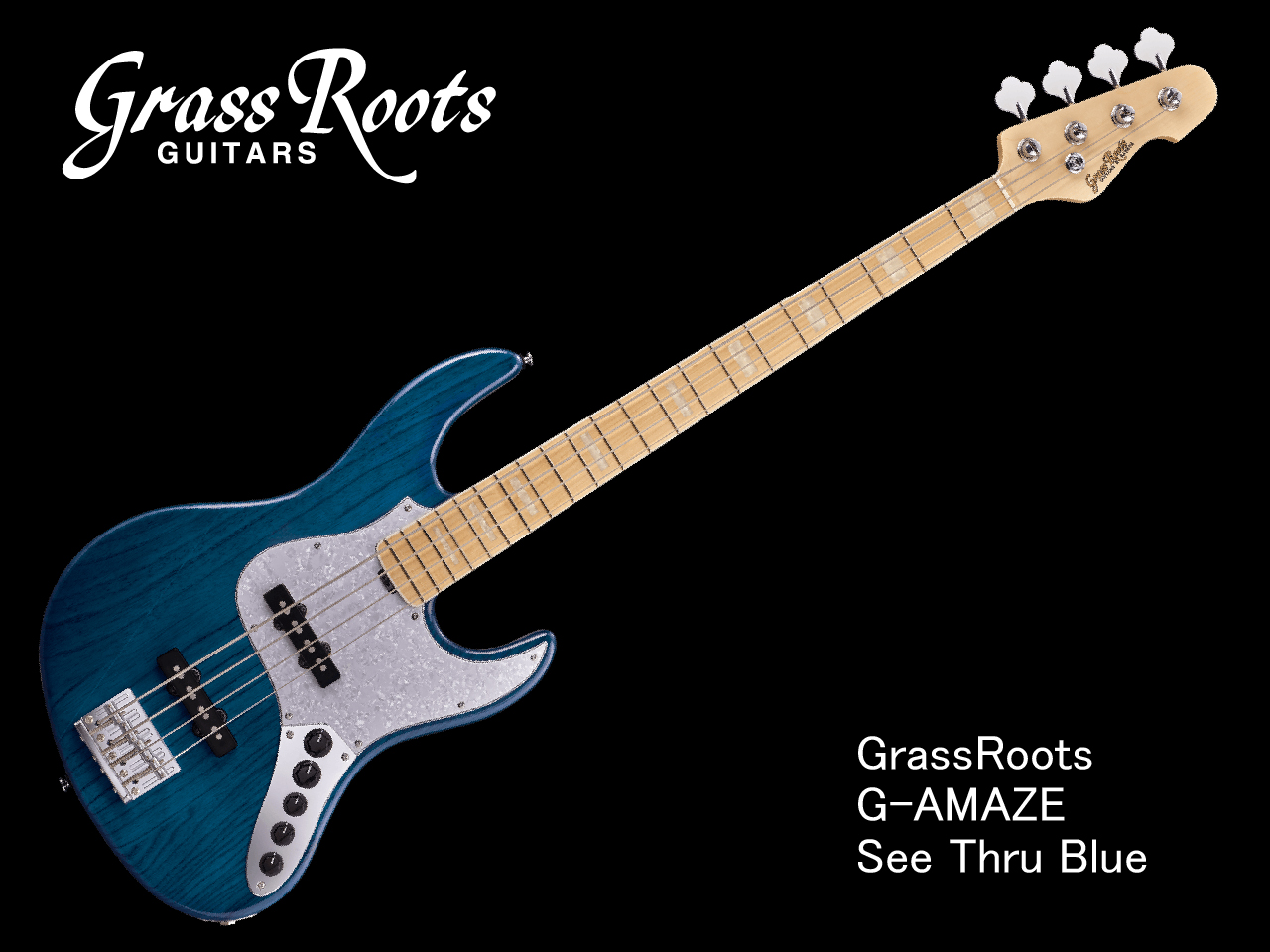 【受注生産】GrassRoots G-AMAZE (See Thru Blue)