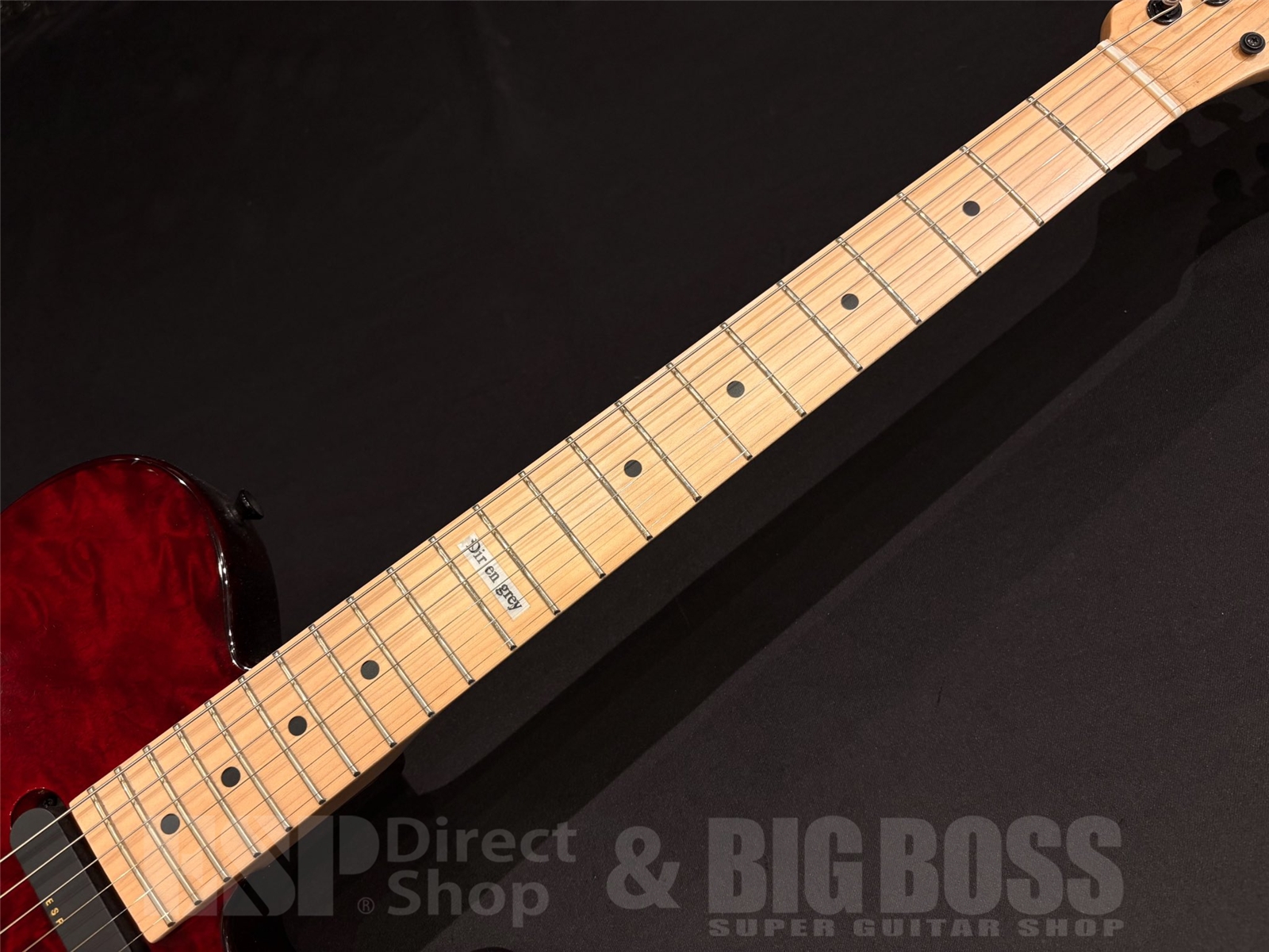 【即納可能】EDWARDS (エドワーズ) E-D-TE / See Thru Dark Red (DIR EN GREY Dieモデル) 京都店