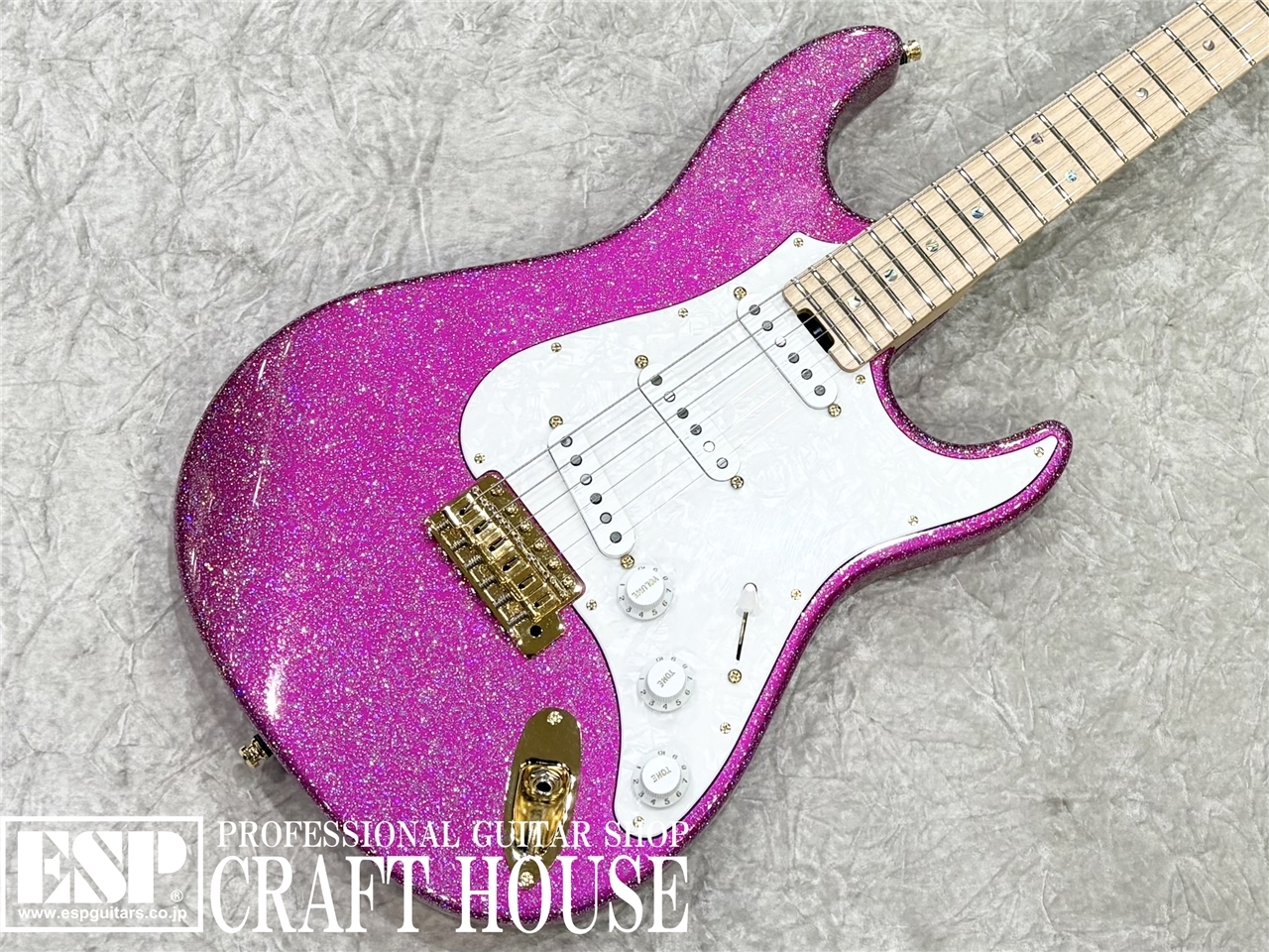 【即納可能】ESP SNAPPER Ohmura Custom/M -Twinkle Pink- 渋谷店