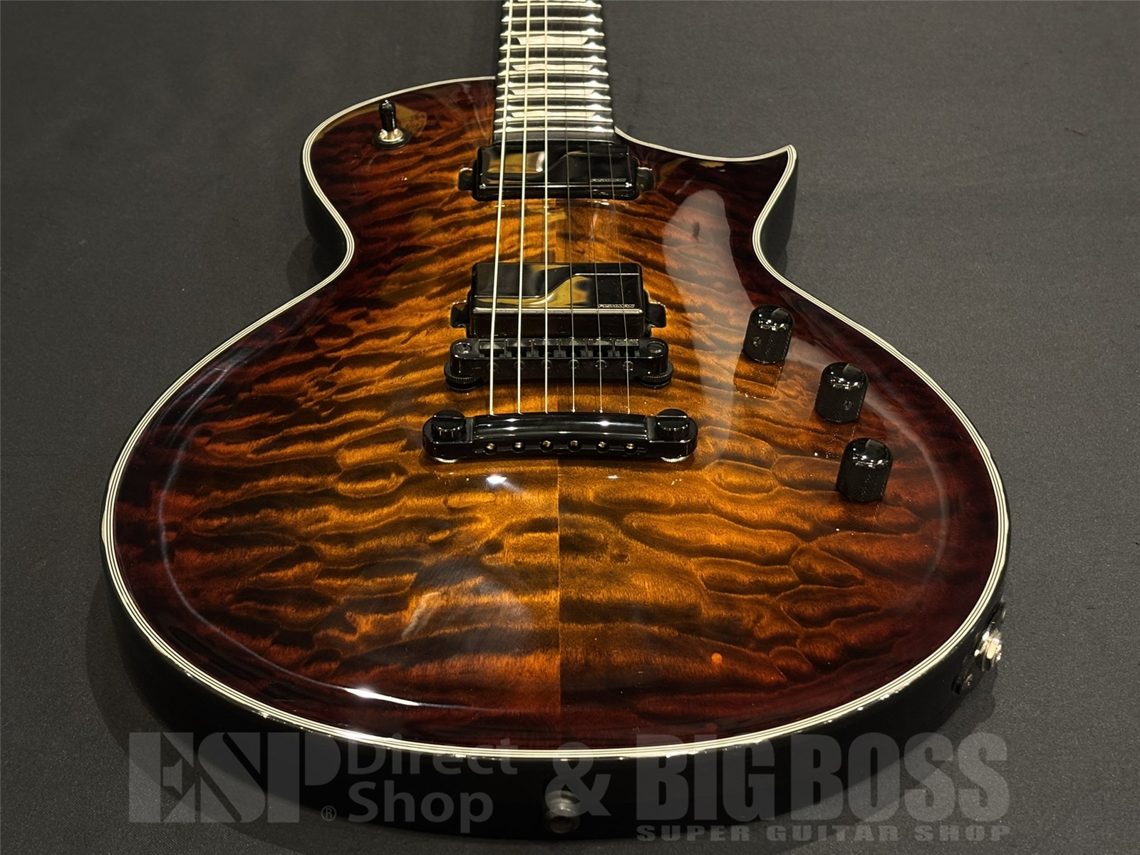 【即納可能】E-II(イーツー) EC QM FL / Tiger Eye Sunburst 京都店