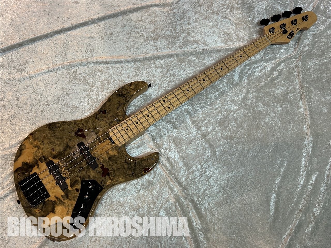 【即納可能/中古品】ESP AMAZE-CTM/M Buckeye Burl (Natural) 広島店