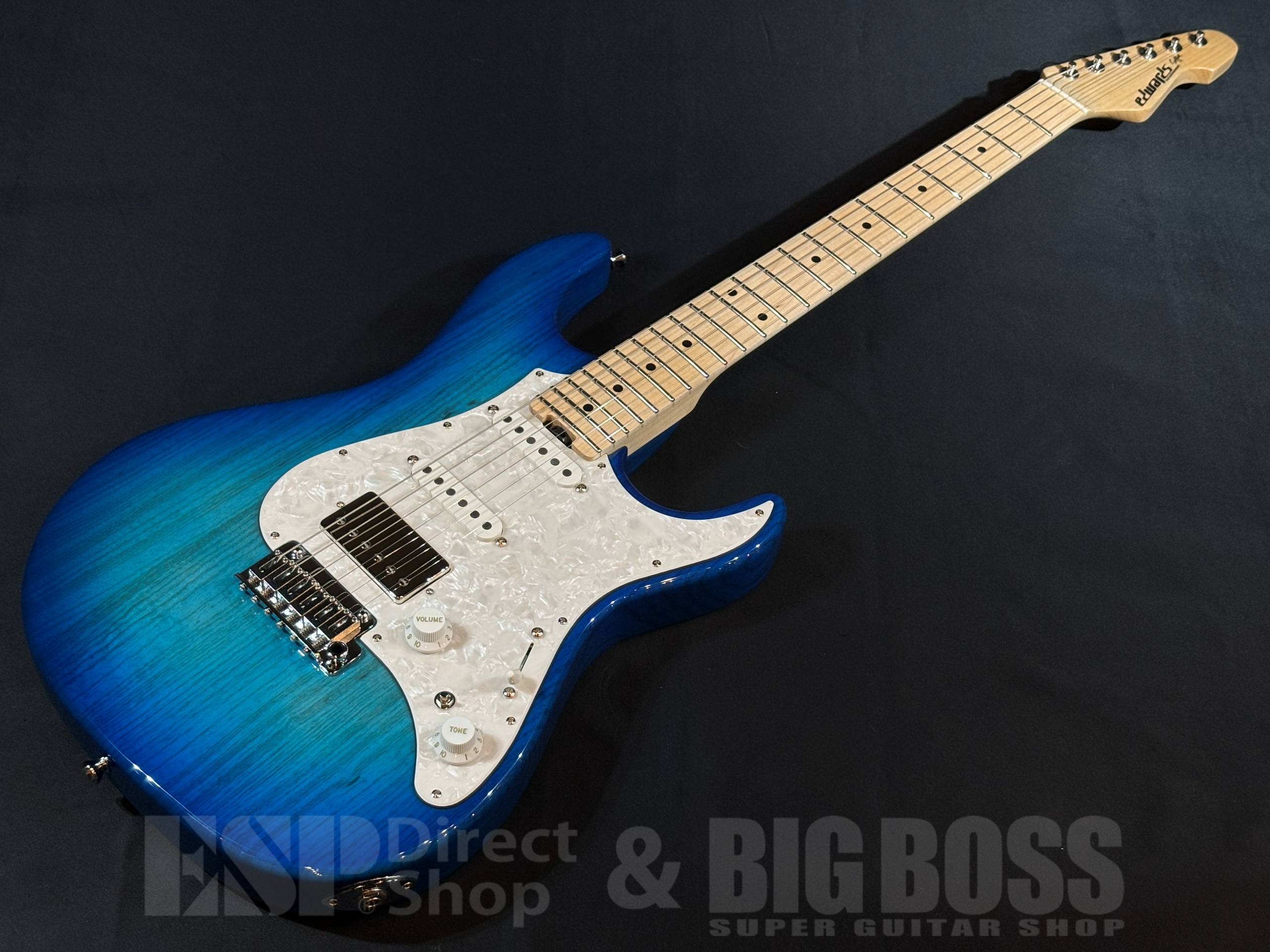 【即納可能】EDWARDS(エドワーズ) E-SNAPPER-AS/M See Thru Blue Sunburst 大阪店