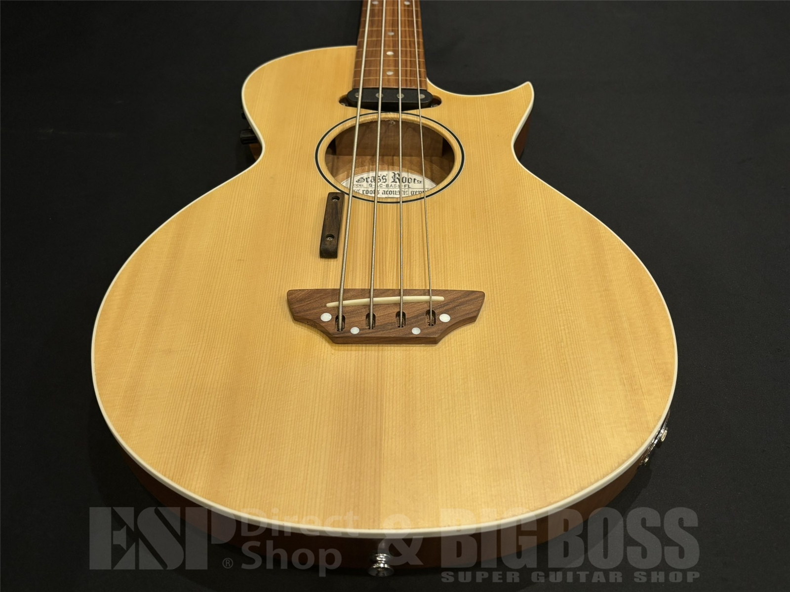 【即納可能/チョイキズ】GrassRoots(グラスルーツ) G-AC-BASS-FL / Natural Satin (アコースティックベース) 京都店 【新春初売りお年玉セール対象商品】