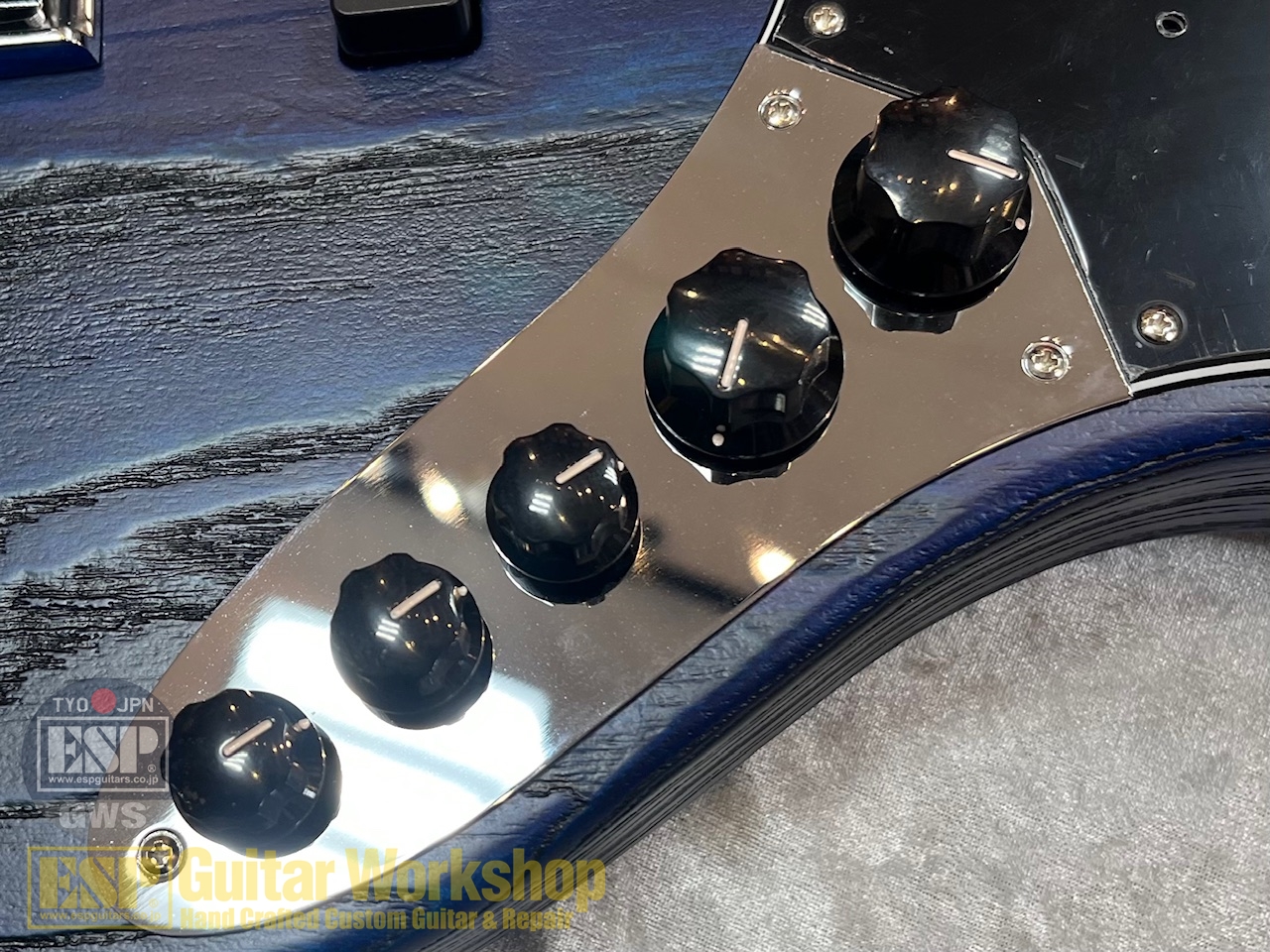 【即納可能】 ESP AMAZE-AS/M DRIFTWOOD  /Blue w/Black Filler GWS