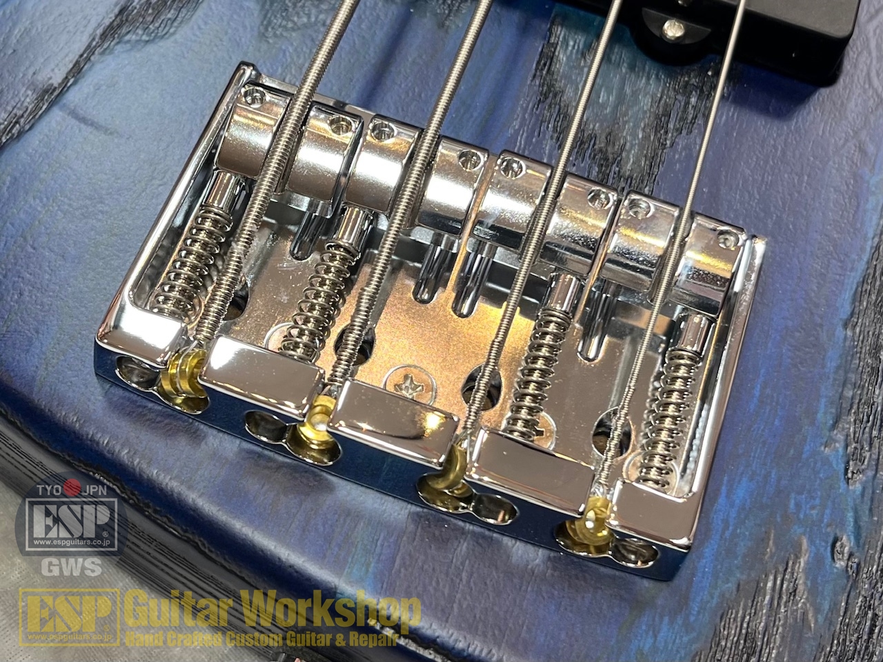 【即納可能】 ESP AMAZE-AS/M DRIFTWOOD  /Blue w/Black Filler GWS