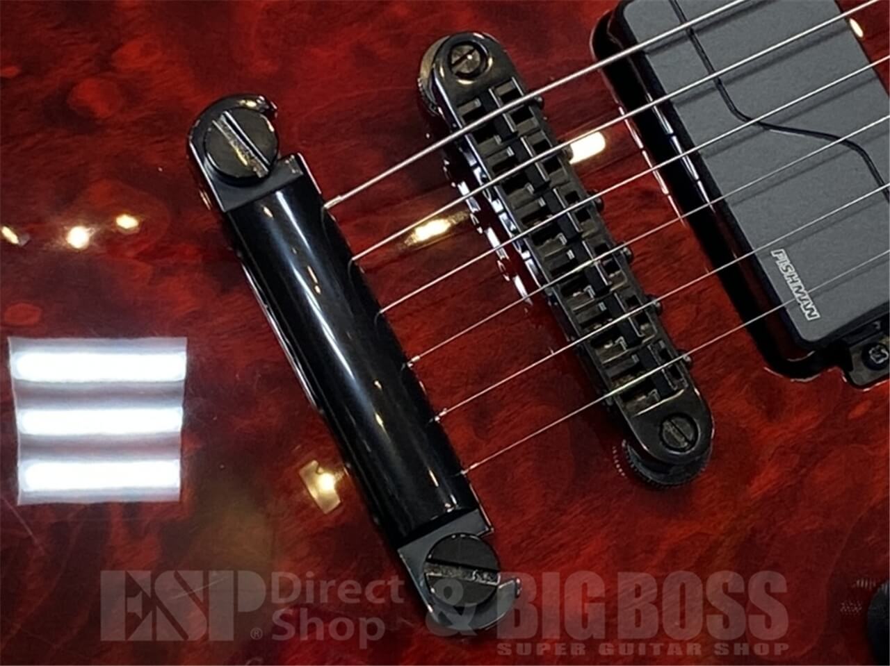 【即納可能】E-II EC QM FL/See Thru Black Cherry Sunburst GWS