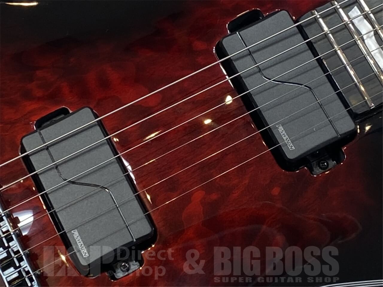 【即納可能】E-II EC QM FL/See Thru Black Cherry Sunburst GWS