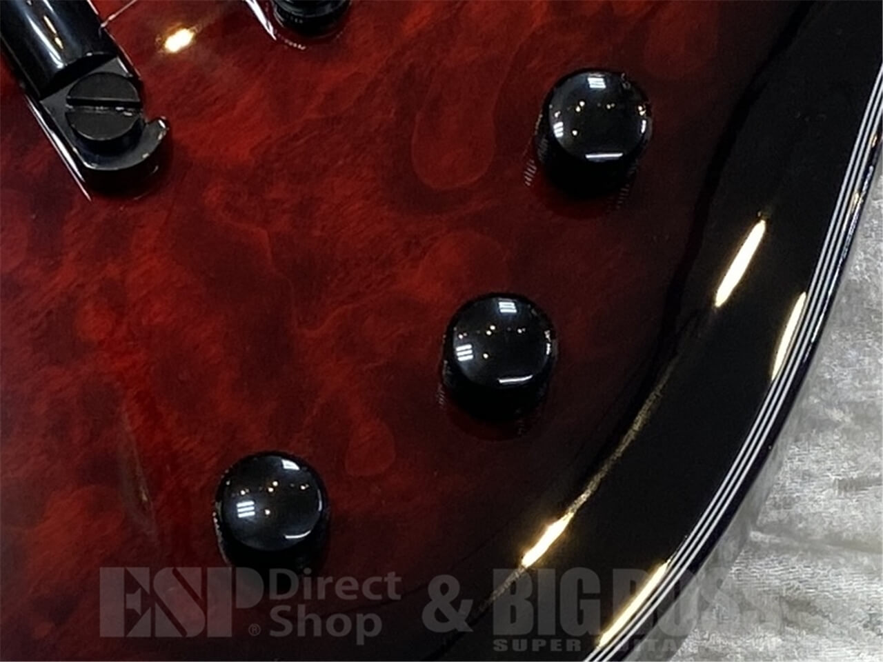 【即納可能】E-II EC QM FL/See Thru Black Cherry Sunburst GWS