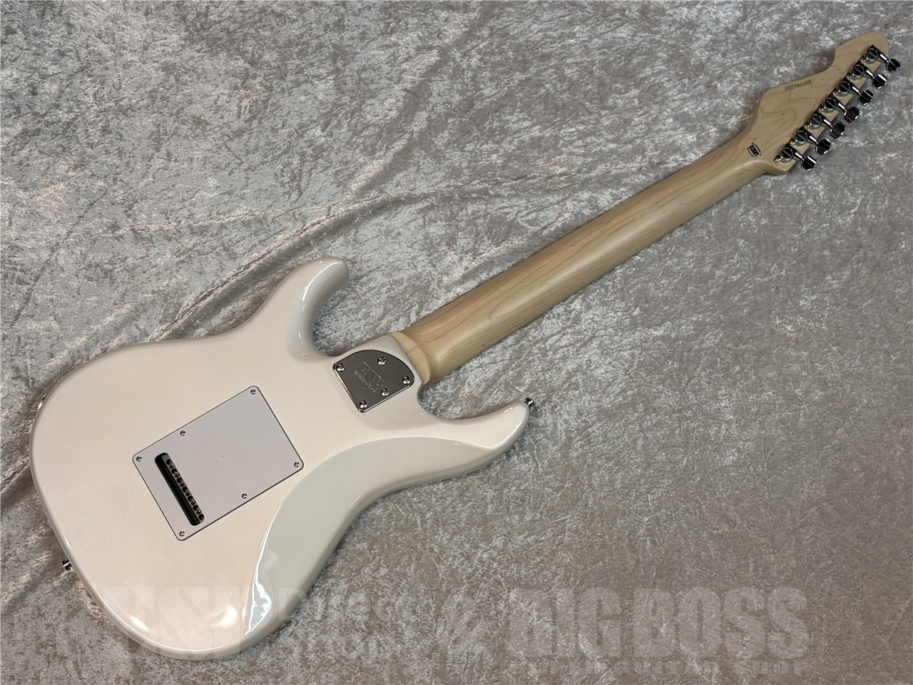 【即納可能】EDWARDS(エドワーズ) E-SYUNAPPER-7/Pearl White (GALNERYUS/SYU Model)【7弦ギター】 広島店