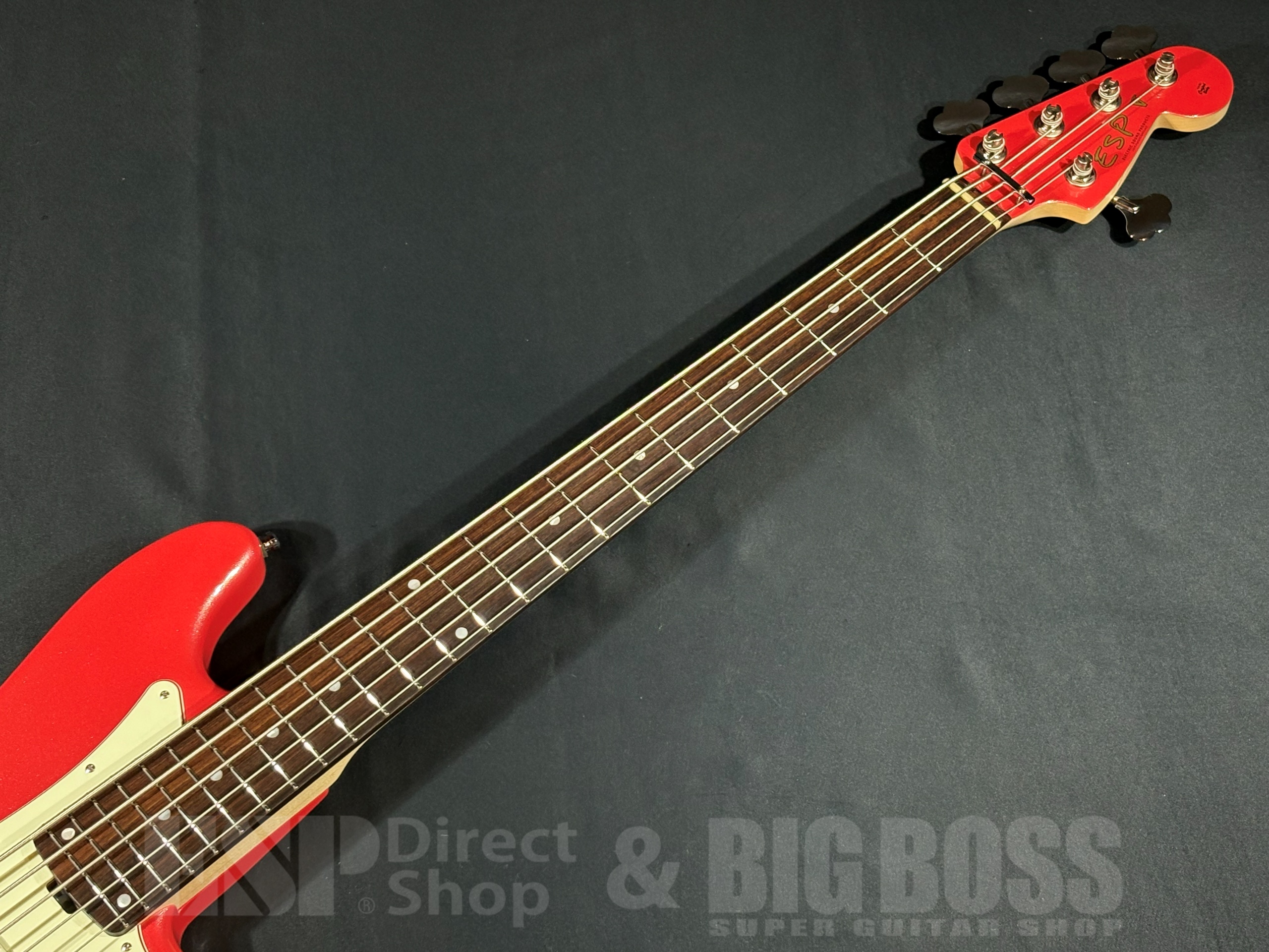【即納可能/中古品】ESP BASS V / Sparkling Fiesta Red (L’Arc～en～Ciel tetsuyaモデル) 大阪店