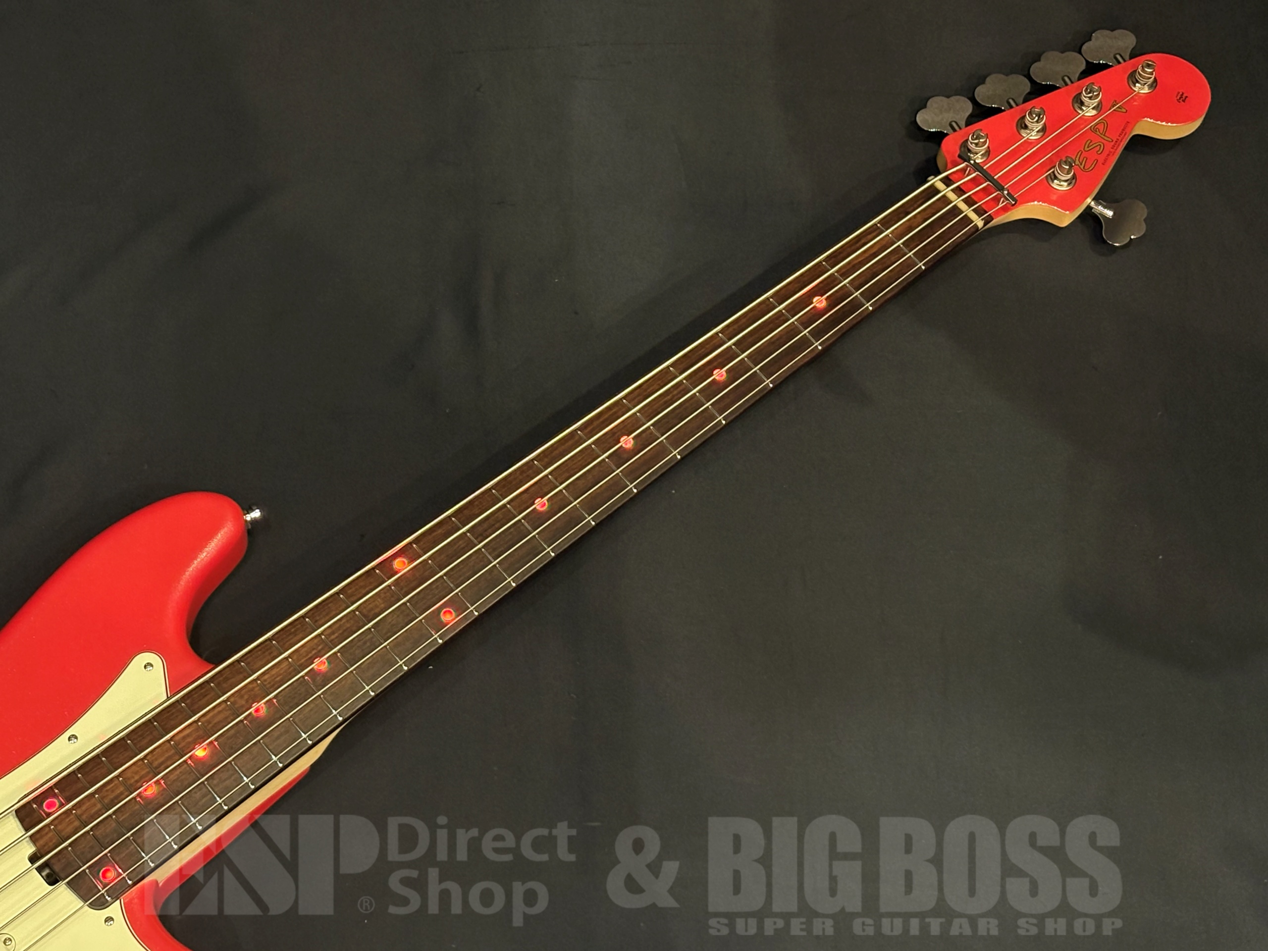 【即納可能/中古品】ESP BASS V / Sparkling Fiesta Red (L’Arc～en～Ciel tetsuyaモデル) 大阪店