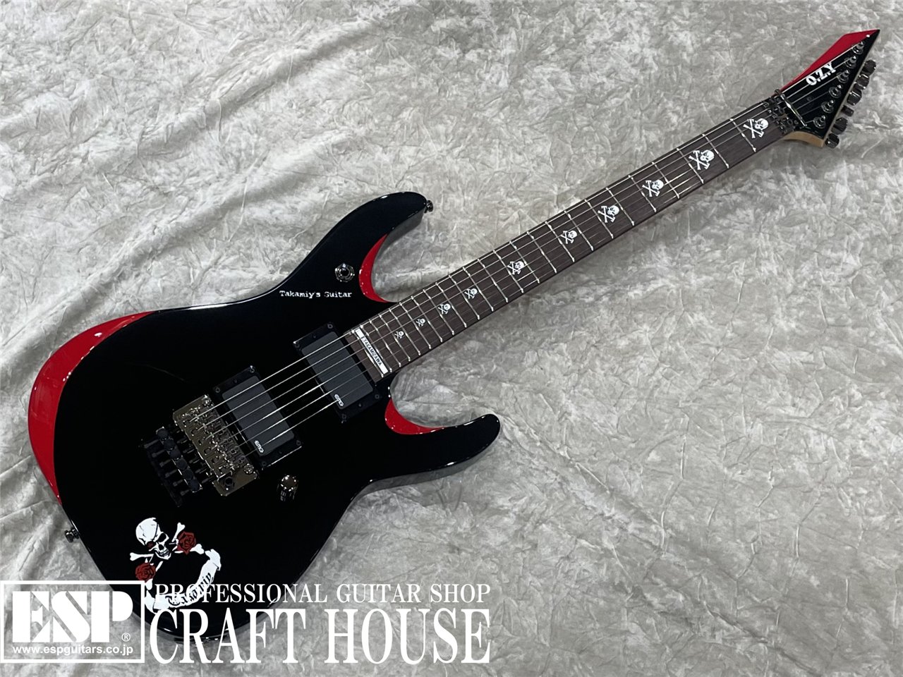 【即納可能】O.Z.Y Takamiy’s Guitar / Black w/Red bevel 渋谷店