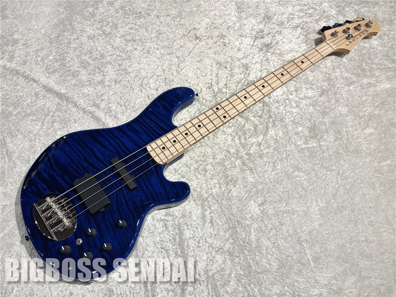 【即納可能】LAKLAND(レイクランド)Shoreline Series SL44-94 Deluxe Blue Translucent / Maple FB 仙台店