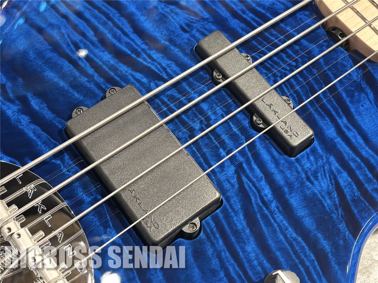 【即納可能】LAKLAND(レイクランド)Shoreline Series SL44-94 Deluxe Blue Translucent / Maple FB 仙台店