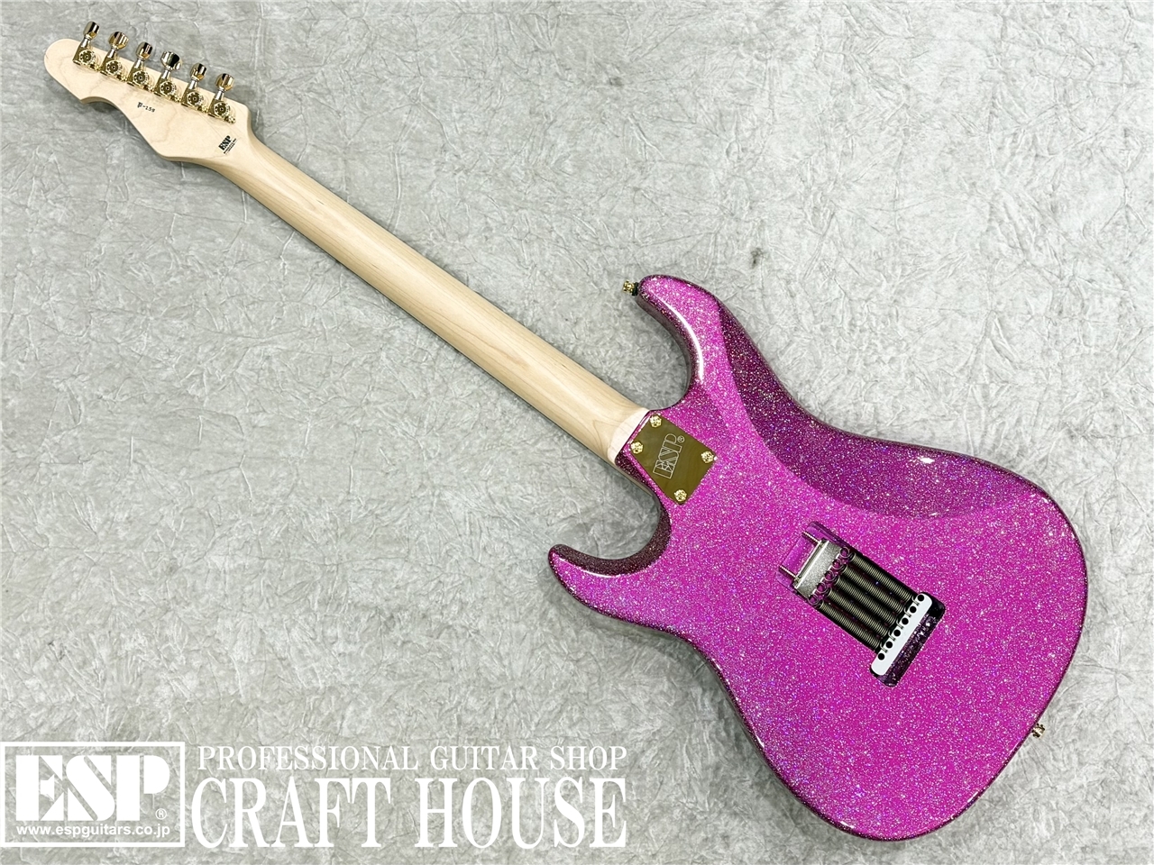 【即納可能】ESP SNAPPER Ohmura Custom / Rosewood / Twinkle Pink　渋谷店