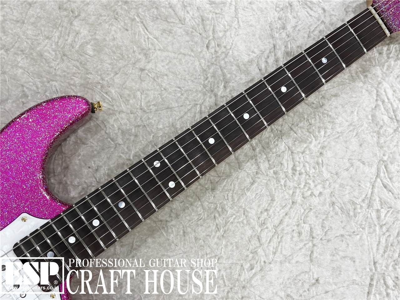 【即納可能】ESP SNAPPER Ohmura Custom / Rosewood / Twinkle Pink　渋谷店