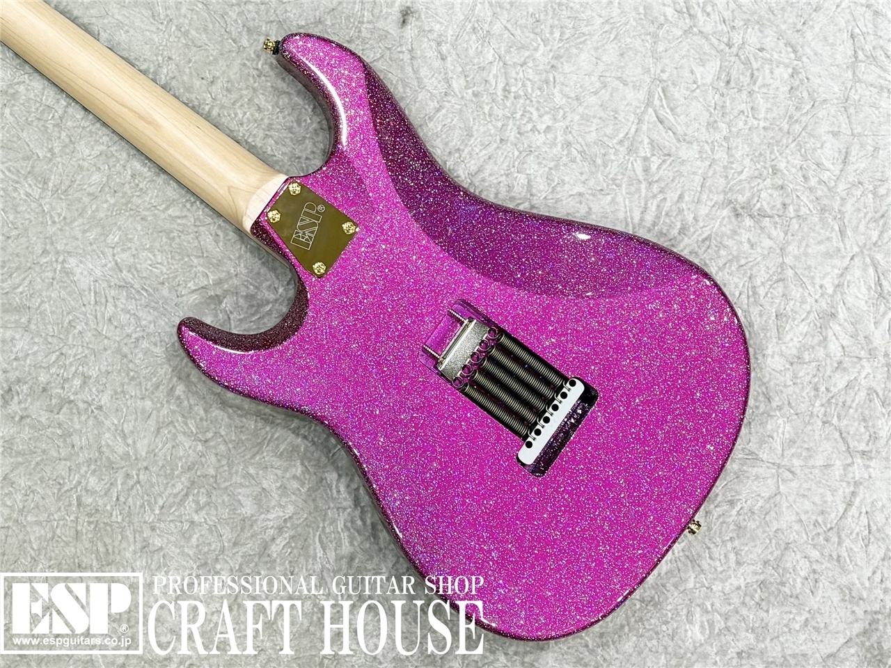 【即納可能】ESP SNAPPER Ohmura Custom / Rosewood / Twinkle Pink　渋谷店