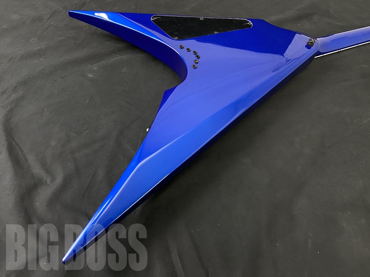 即納可能 Esp 戦国basara コラボレーション 伊達政宗ギター Esp Arrow Metallic Blue 駅前店 Esp直営 Bigboss オンライン マーケット ギター ベース