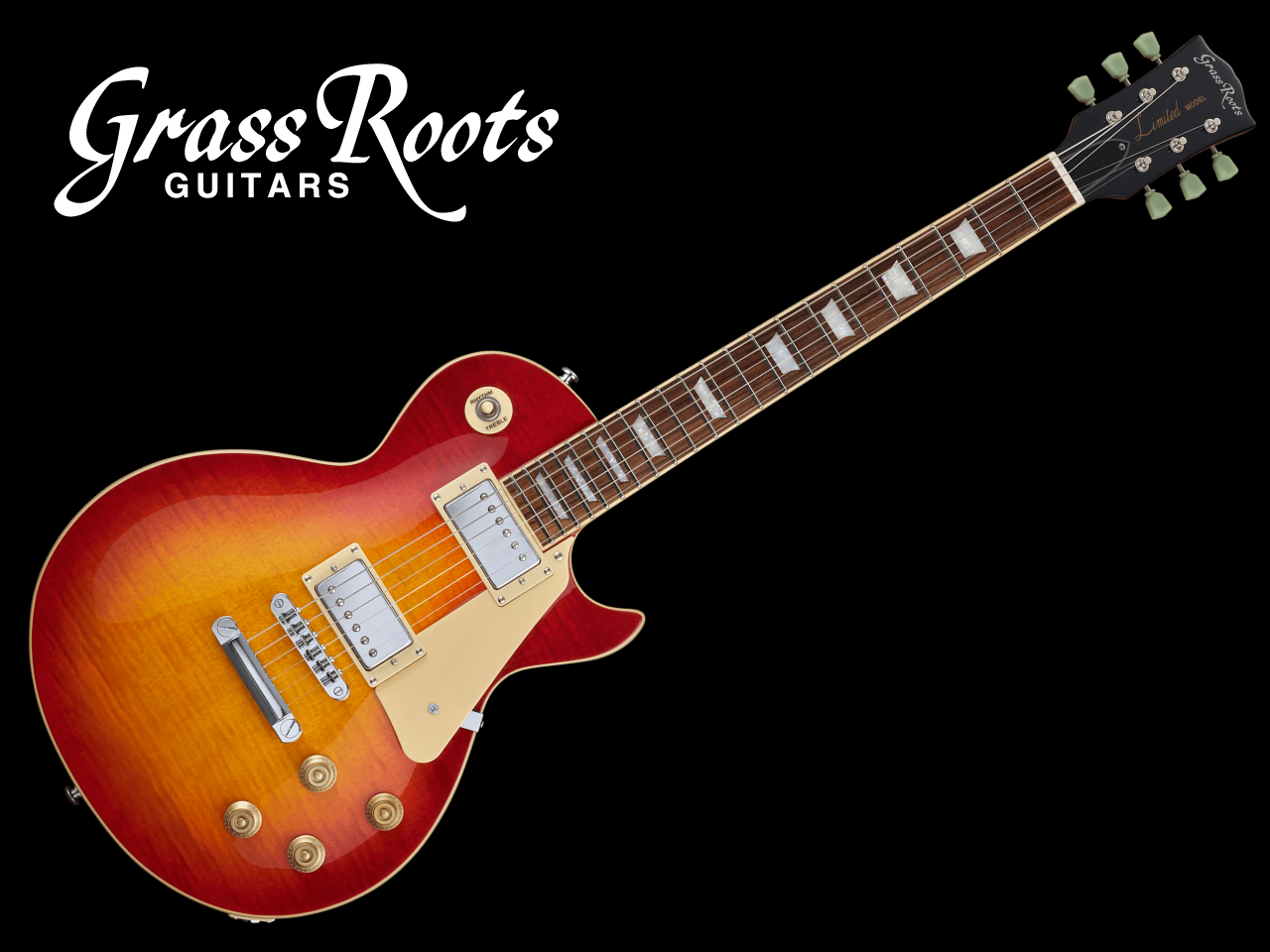 受注生産】GrassRoots(グラスルーツ) G-LP-STD / Cherry Sunburst 