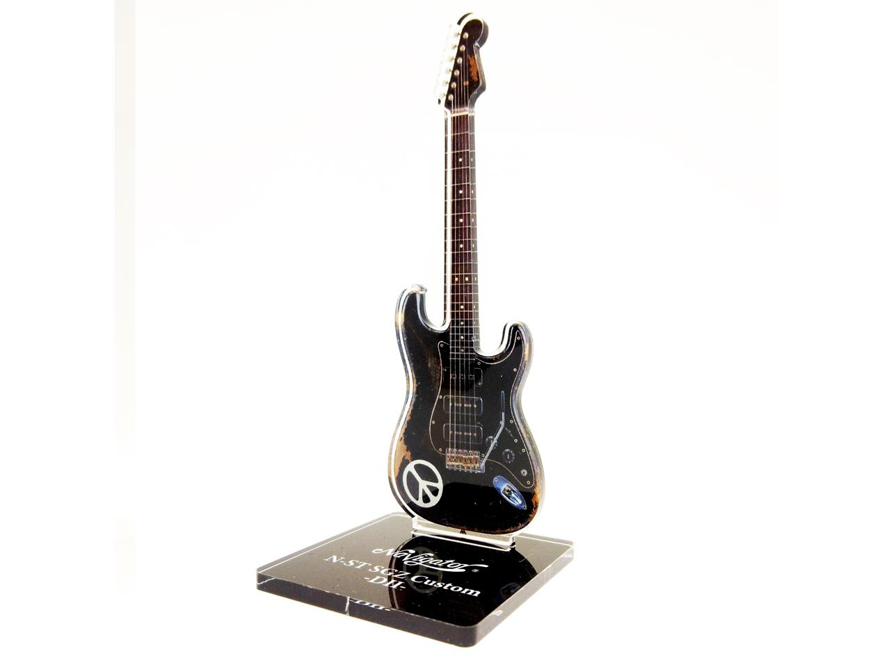 【2024年3月頃入荷予定｜ご予約商品】ESP Acrylic Keyholder Guitar Collection -SUGIZO Vol.2- AS-SGZ-06 (Navigator N-ST SGZ Custom -DII-) / スタンドタイプ