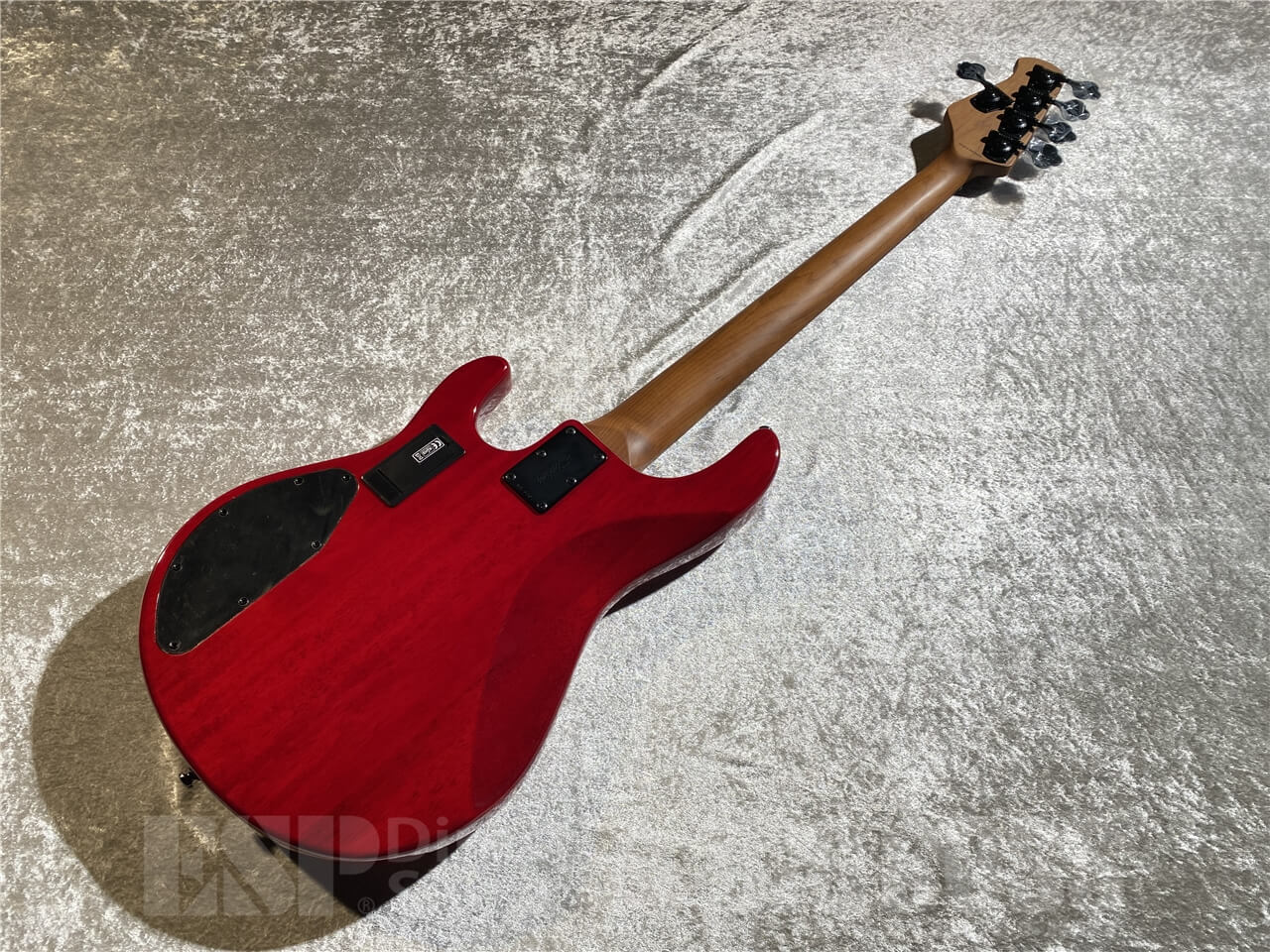 【即納可能】Sterling by MUSIC MAN(スターリンバイミュージックマン) STINGRAY RAY35 HH Spalted Maple Top (Blood Orange Burst) 札幌店