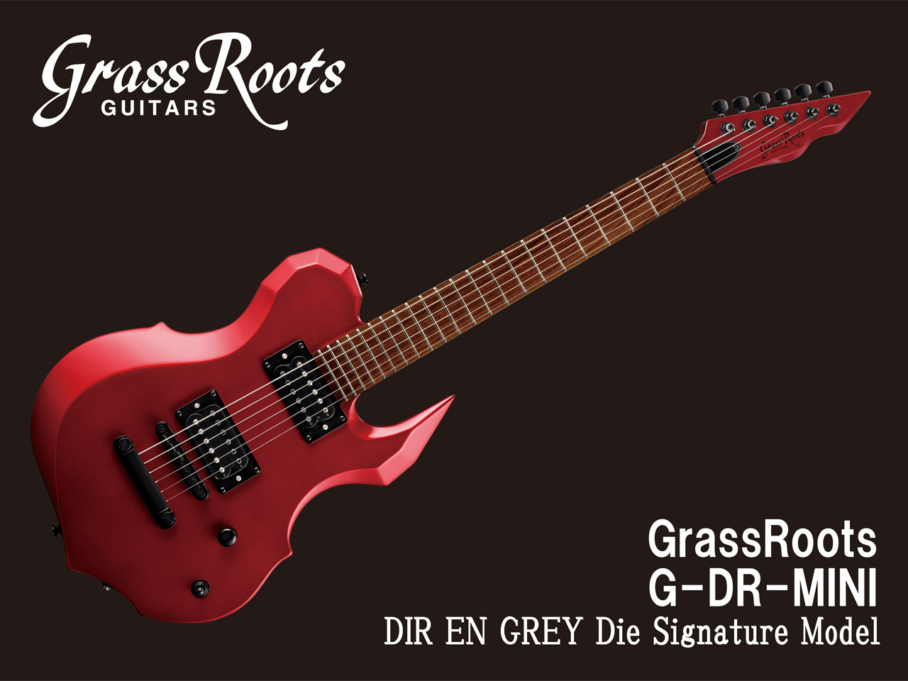 受注生産】GrassRoots(グラスルーツ) G-DR-MINI (DIR EN GREY Dieモデル) | ミニギター -  【ESP直営】BIGBOSS オンラインマーケット(ギター＆ベース)