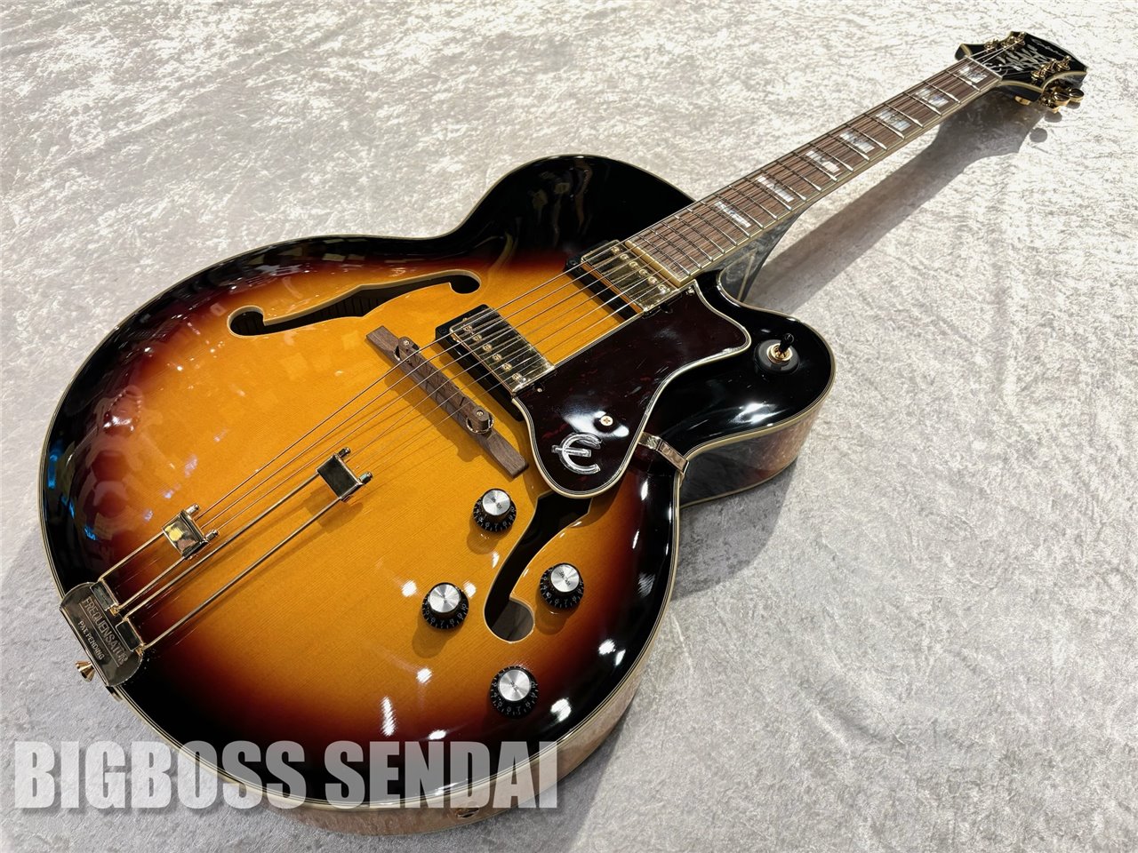 【傷有り特価/即納可能】Epiphone(エピフォン)Broadway/Vintage Sunburst 仙台店【中古・アウトレット タイムセール対象商品】