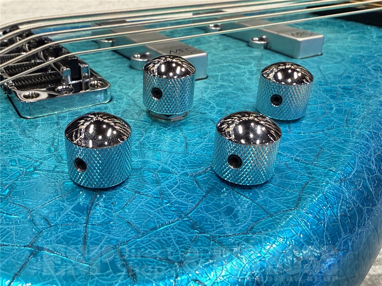 【即納可能/USED】Warwick(ワーウィック)Custom Shop Streamer LX - 5-String(Icy Chrome Crackle) 名古屋店 - 4