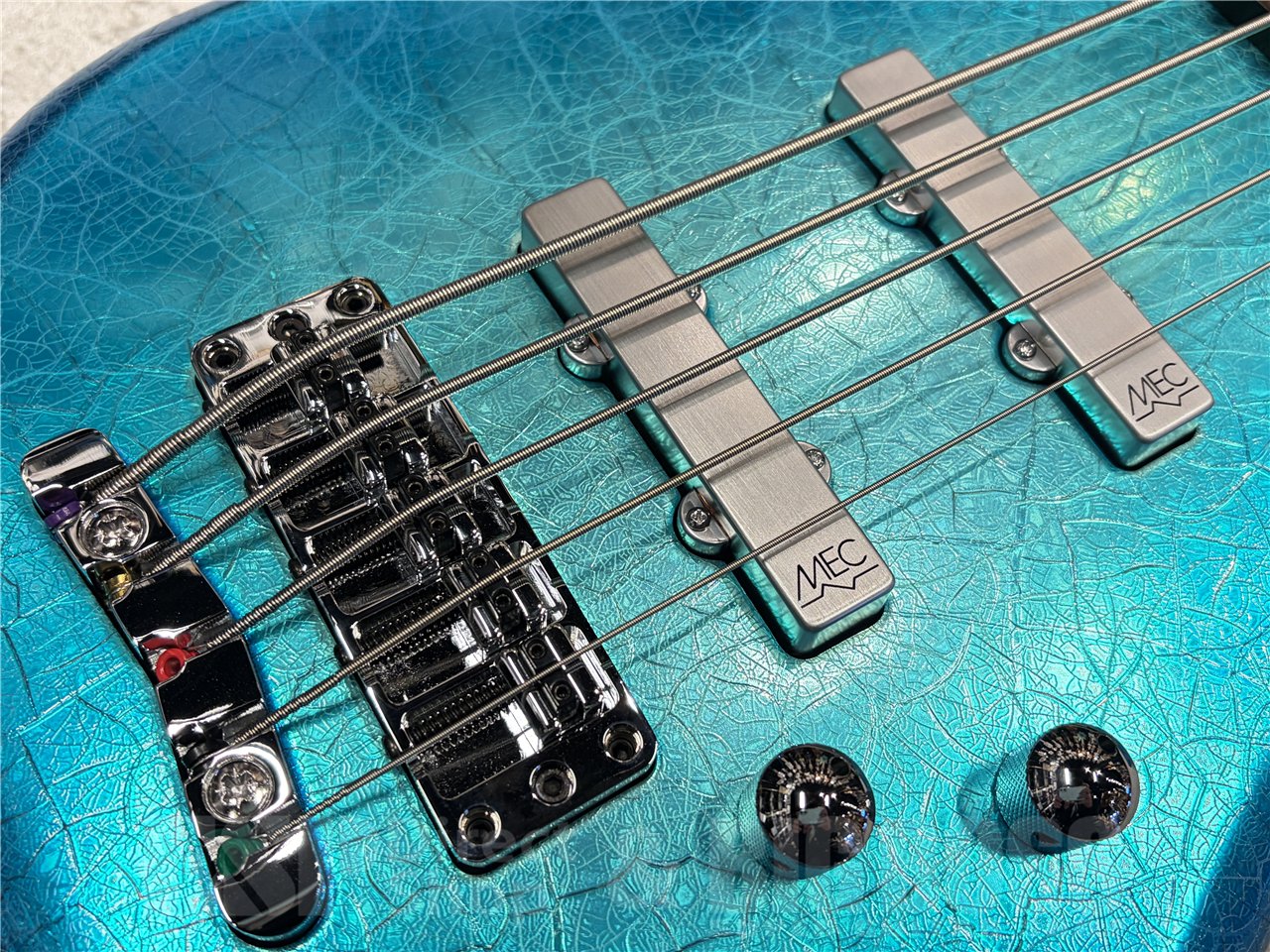 【即納可能/USED】Warwick(ワーウィック)Custom Shop Streamer LX - 5-String(Icy Chrome Crackle) 名古屋店 - 3