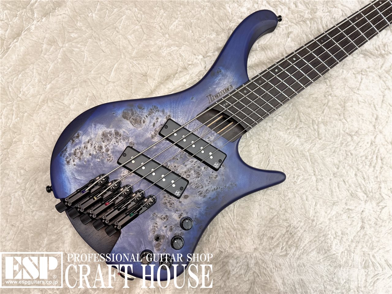 【即納可能】Ibanez EHB1505MS / Pacific Blue Burst Flat 渋谷店 - 2