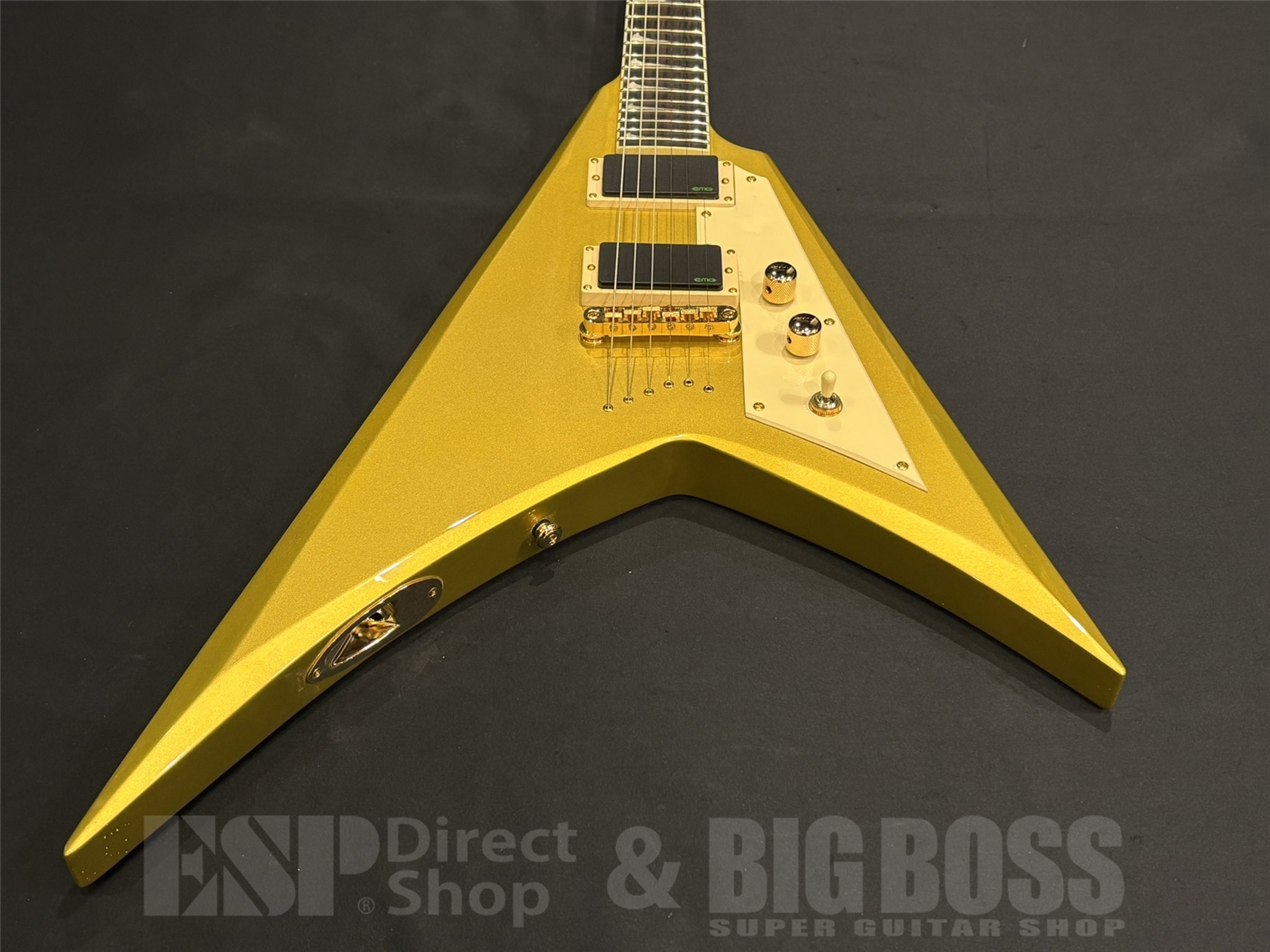 【即納可能】LTD(エルティーディー) KH-V / Metalic Gold (METALLICA  Kirk Hammettモデル) 京都店 - 7