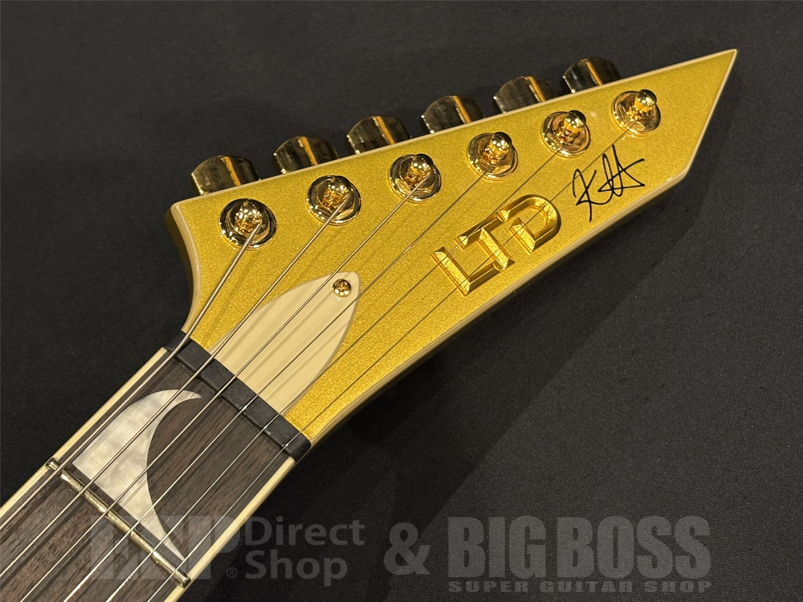 【即納可能】LTD(エルティーディー) KH-V / Metalic Gold (METALLICA  Kirk Hammettモデル) 京都店 - 6