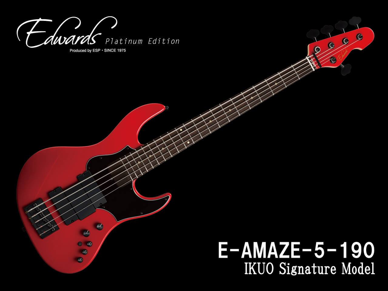 【受注生産】EDWARDS(エドワーズ) Platinum Edition E-AMAZE-5-190 / Red (BULL ZEICHEN 88, Rayflower/IKUOモデル)