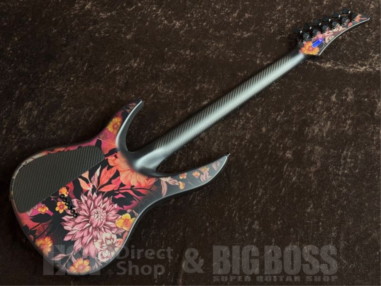 【即納可能/プロモーション特価】RuF Guitars （ルーフギタ）Professor Schrödinger 6 【Pink Floral Cloth Top】　茶水店 - 5