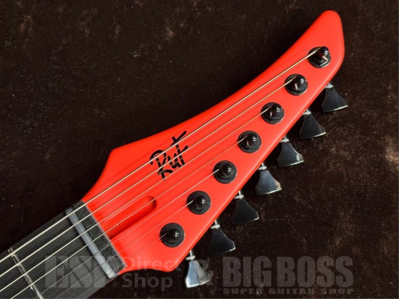 【即納可能/プロモーション特価】RuF Guitars（ルーフギター） Master Schrödinger 7【Fiesta Red Satin】　茶水店 - 4
