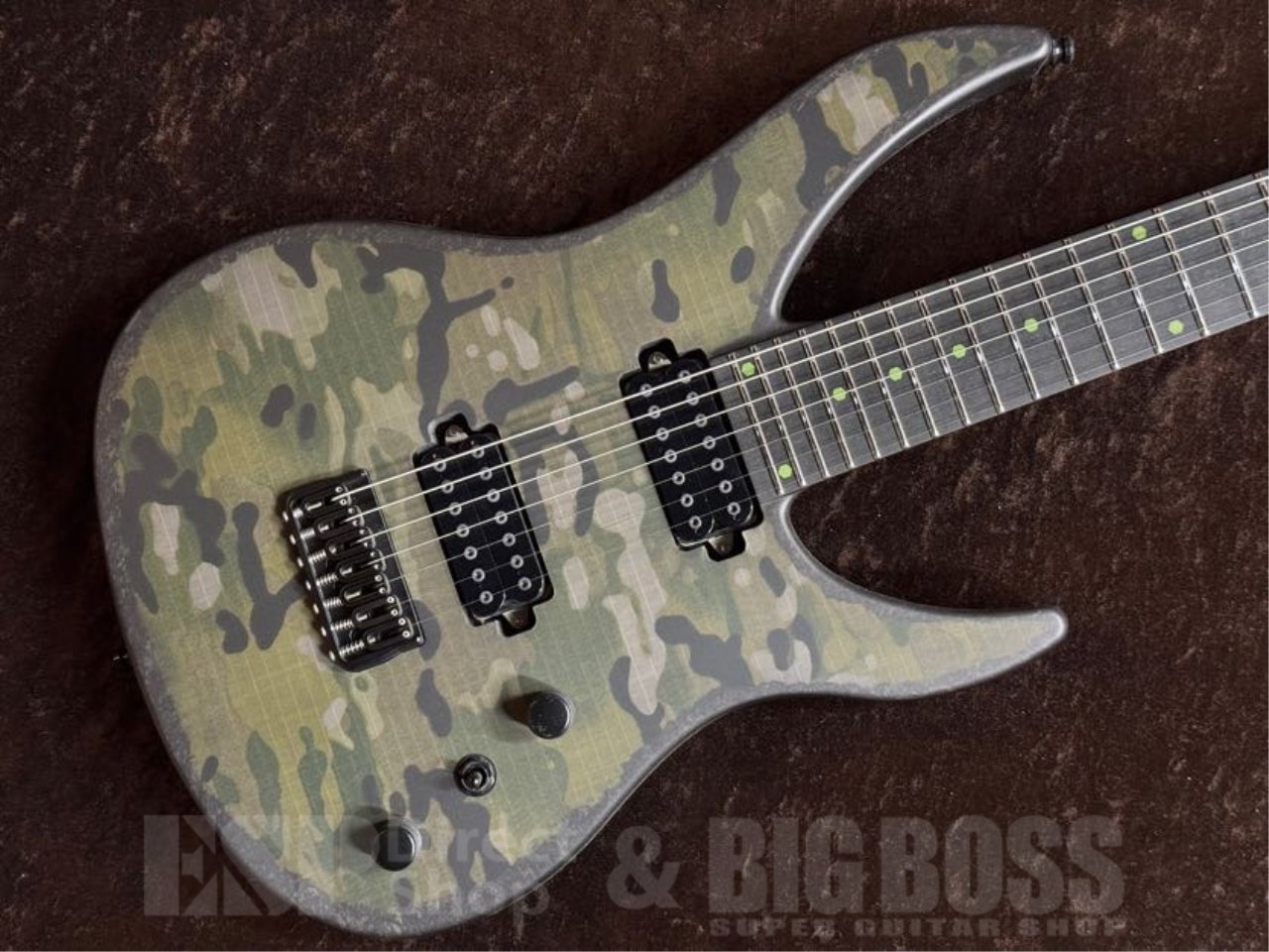 【即納可能】RuF Guitars（ルーフギター） Professor Schrödinger 7【Carbon Burst Camo Satin】茶水店 - 2