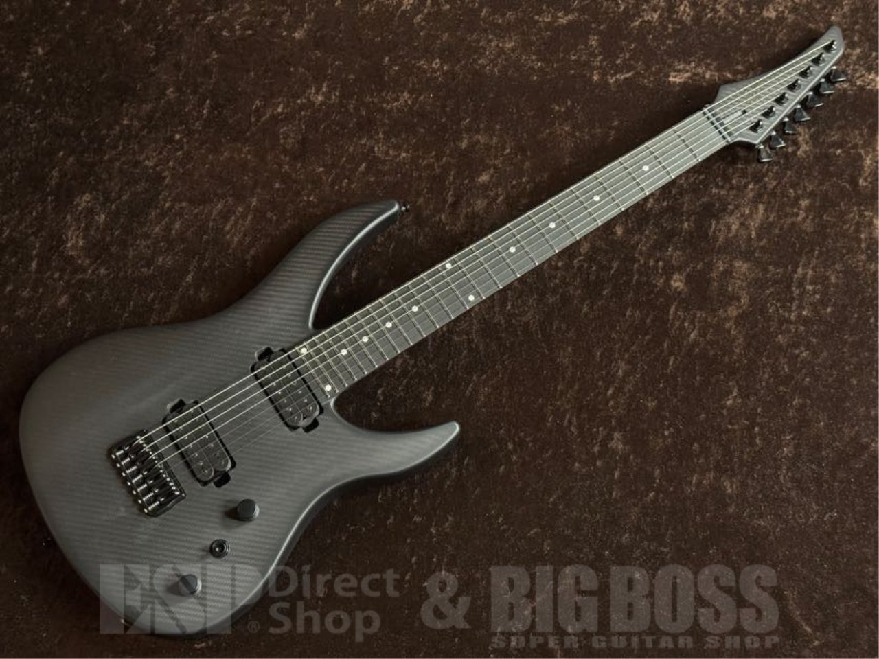 【即納可能/プロモーション特価】RuF Guitars（ルーフギター） Master Schrödinger 7【Open Carbon Satin】茶水店