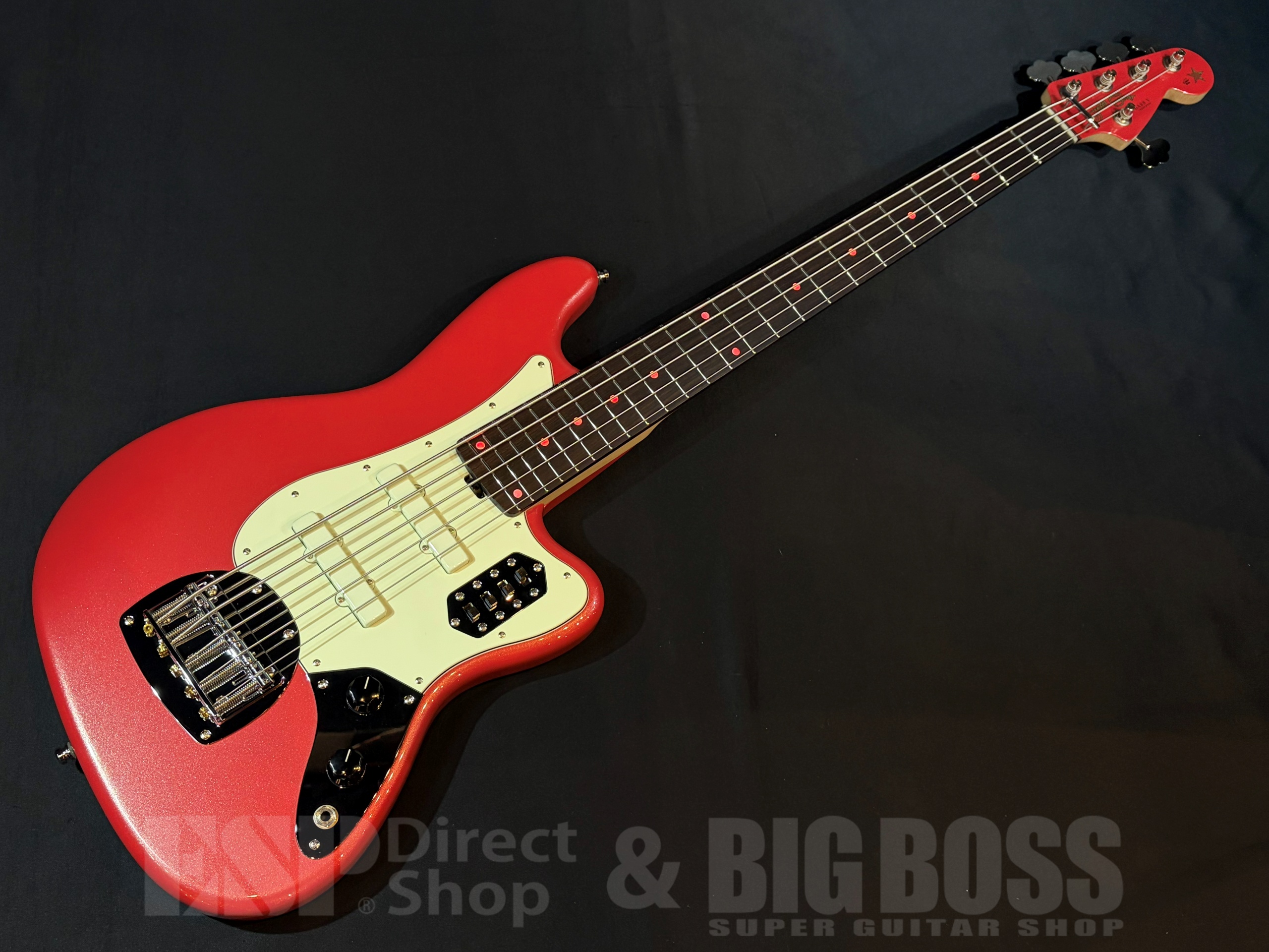 【即納可能】STELLA GEAR BASS V / Sparkling Fiesta Red (L’Arc~en~Ciel tetsuyaモデル) 大阪店