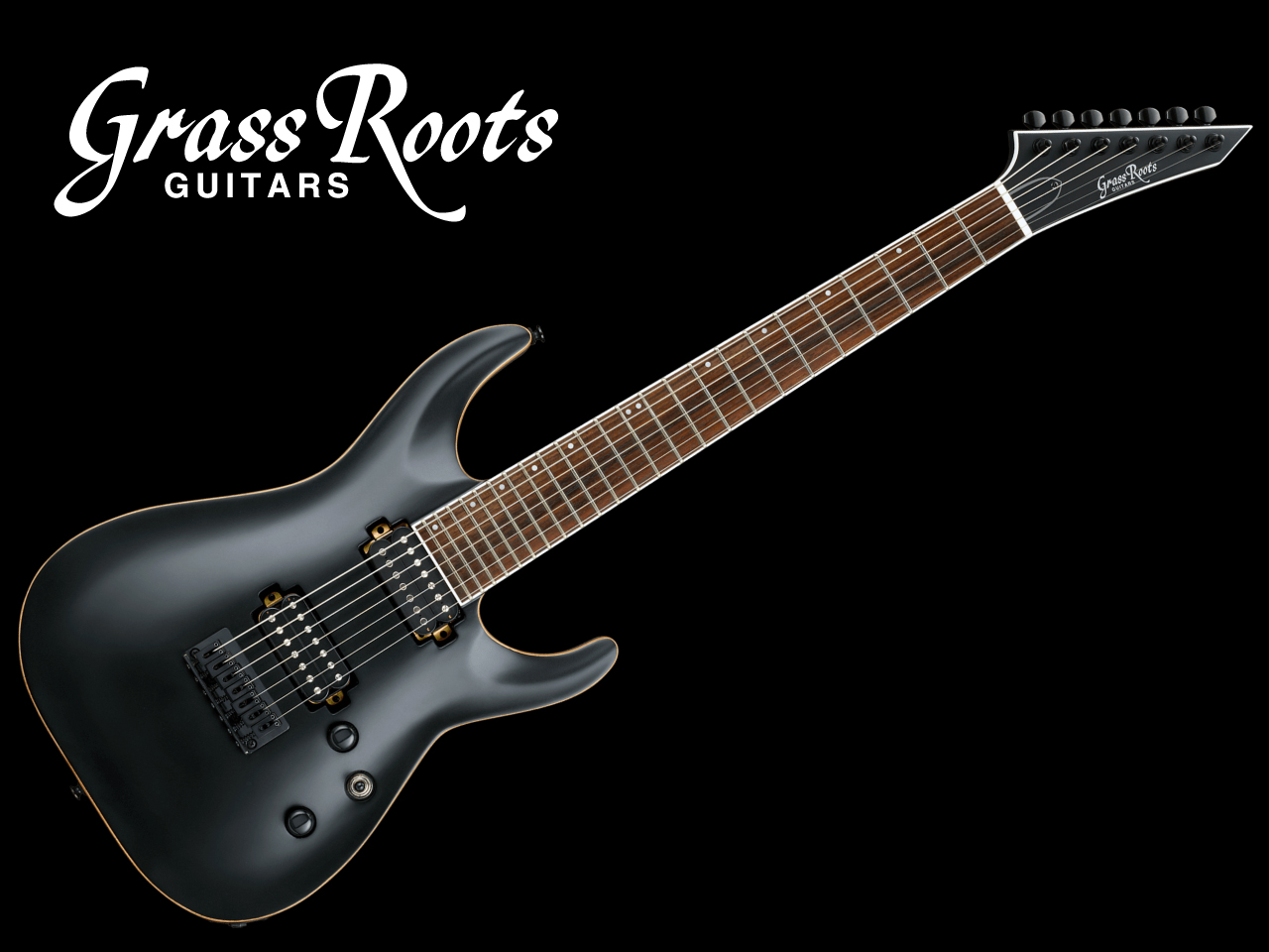 GRASS ROOTS  G-HR-60FX7 BlackSatin 7弦ギターグラスルーツ