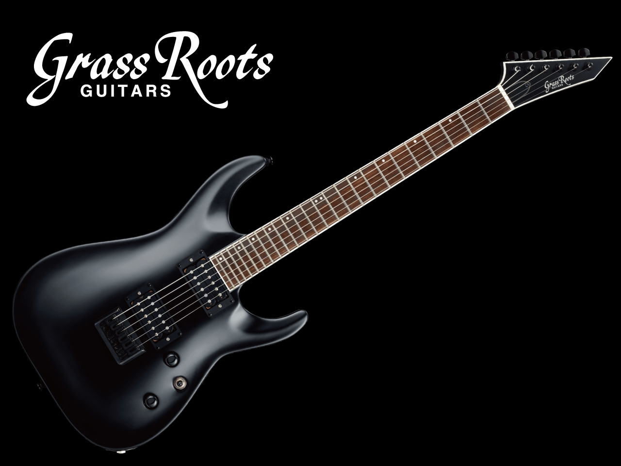 GRASS ROOTS G-HR-60FX7 BlackSatin 7弦ギター楽器 - ギター