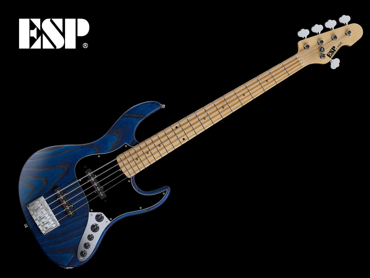 【受注生産】ESP(イーエスピー) AMAZE-AS-5 / Driftwood Blue w/Black Filler
