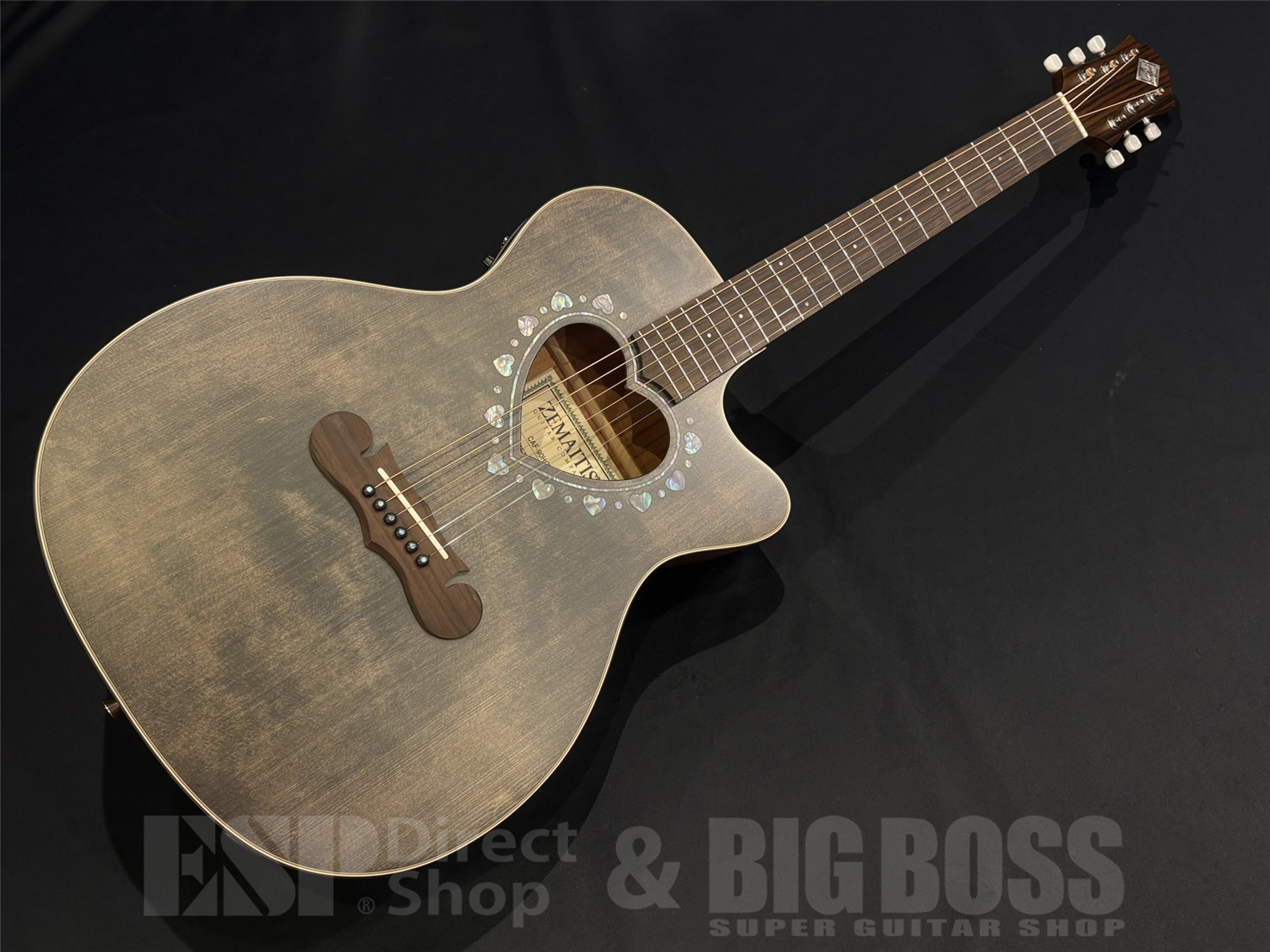 【即納可能】Zemaitis(ゼマイティス) CAF-90HCW / Denim Black Abalone 京都店