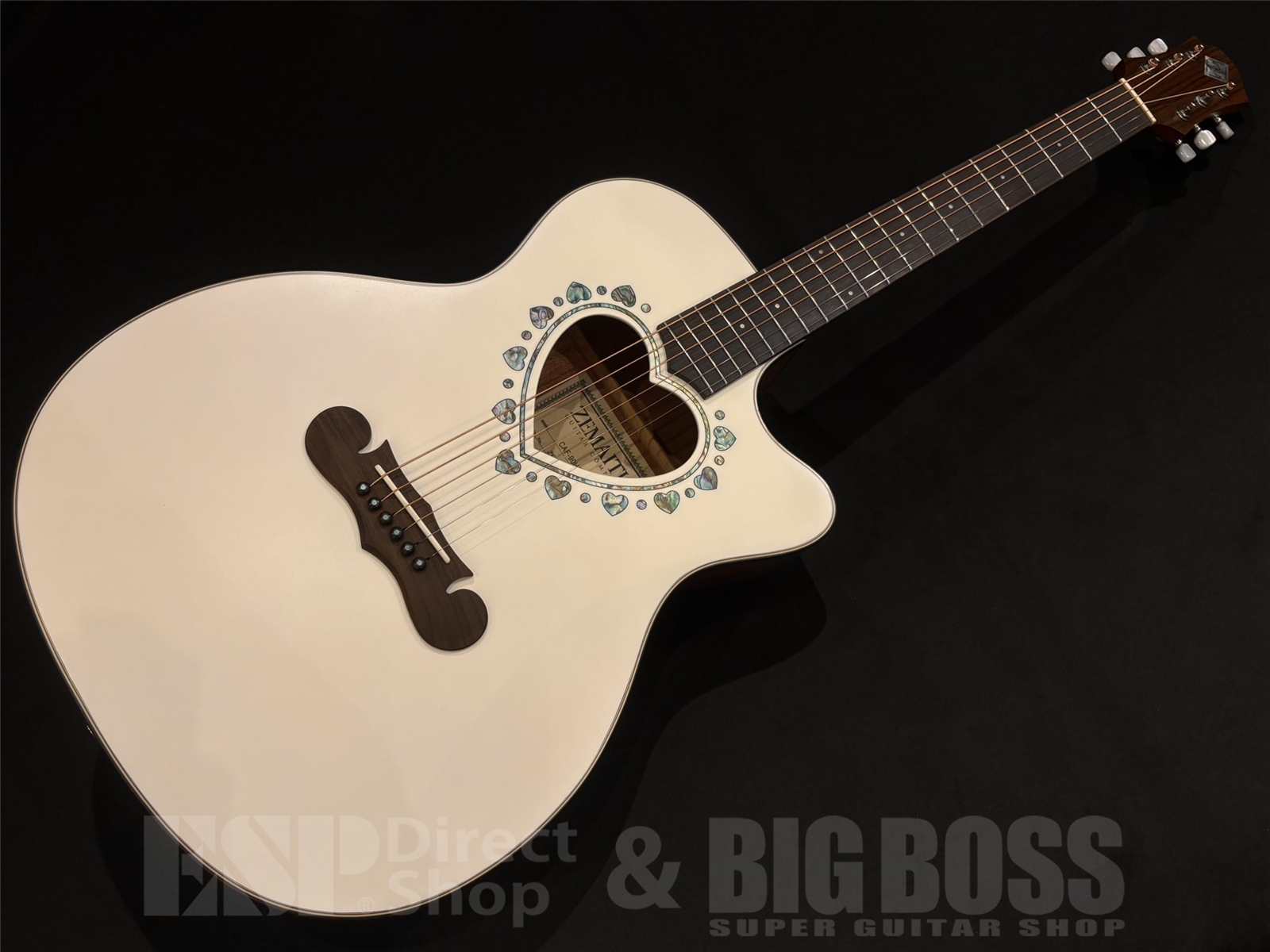 【即納可能】Zemaitis(ゼマイティス) CAF-90HCW / White Abalone 京都店