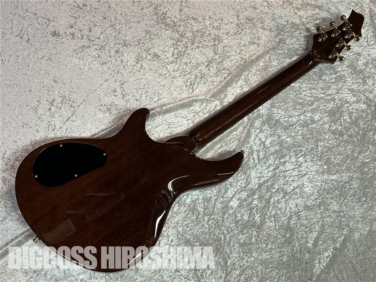 【中古品/即納可能】ESP AMOROUS-CTM NT Burled Maple (Reptile Red Burst) 広島店