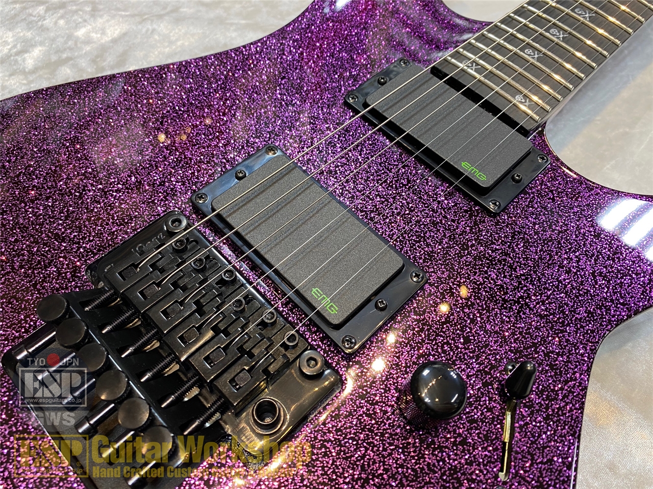 即納可能】LTD KH-602 Purple Sparkle Kirk Hammett Signature Model 