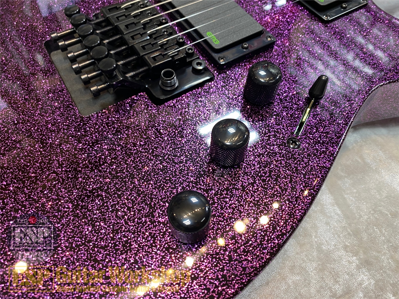 即納可能】LTD KH-602 Purple Sparkle Kirk Hammett Signature Model 